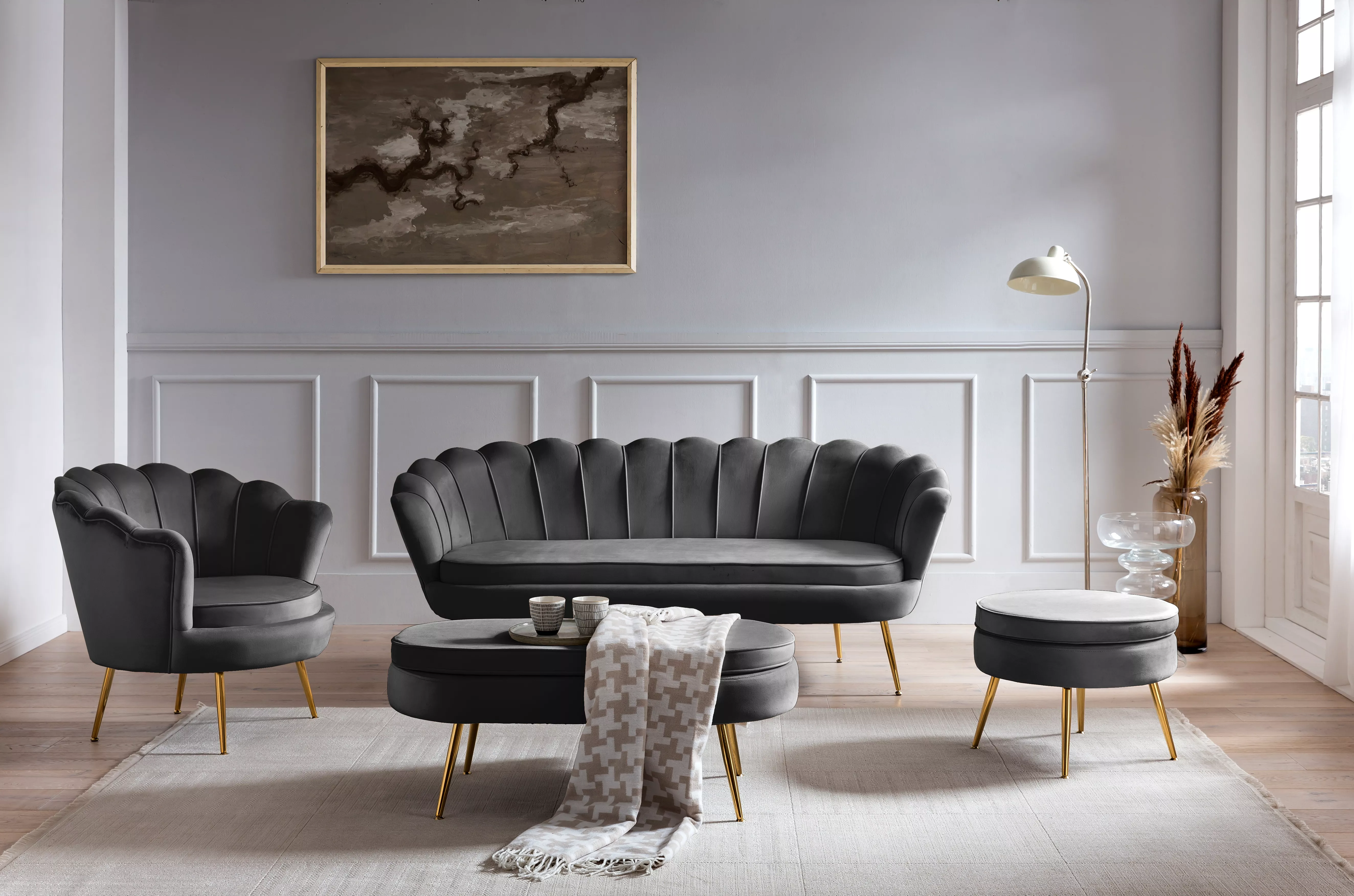 Fauteuil coquillage BANDUNG