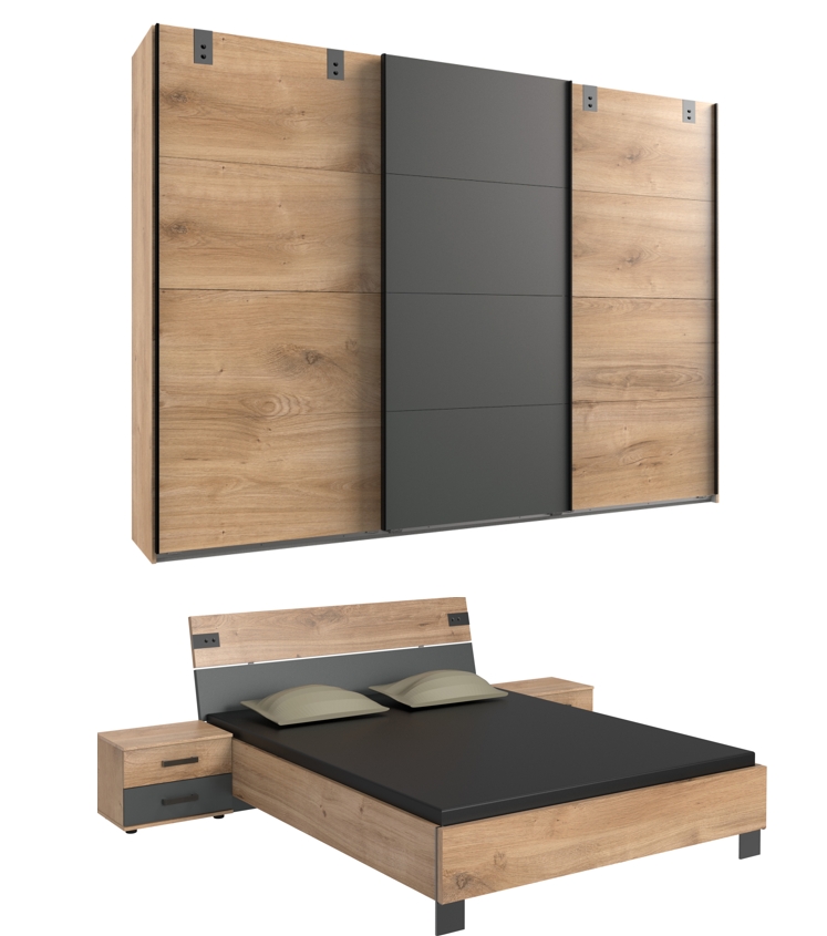 Schlafzimmer 4-teilig  MALMÖ Schlafzimmer 4-teilig  MALMÖ