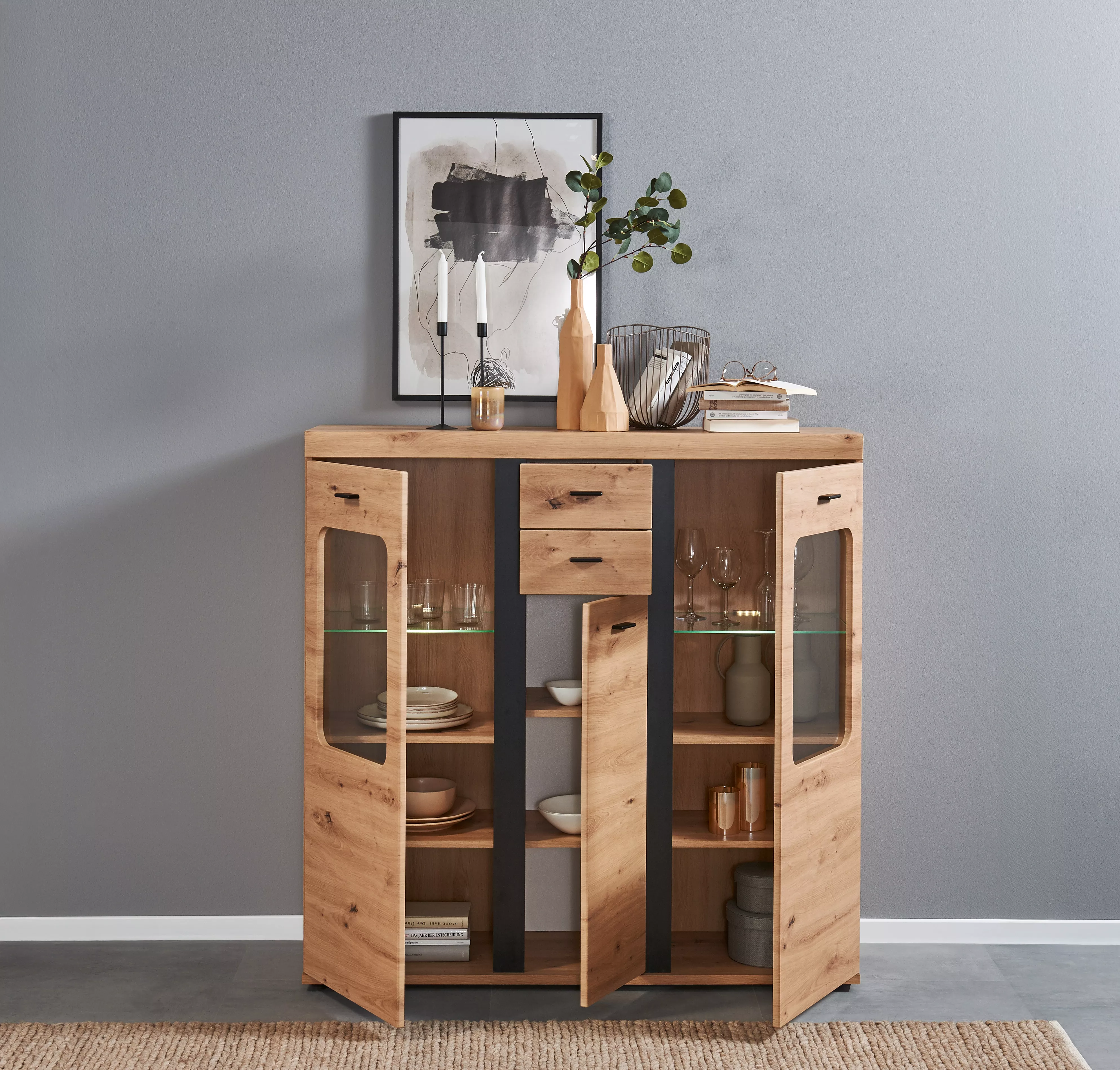 Highboardvitrine KRETA