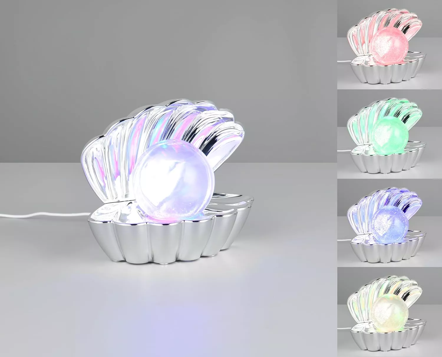 Lampe de table chrome SHELLY