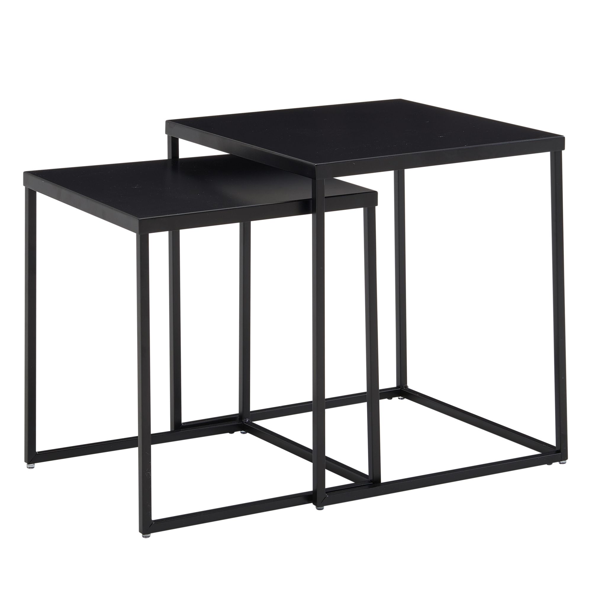 Lot de 2 tables d'appoint BURI RAM Lot de 2 tables d'appoint BURI RAM