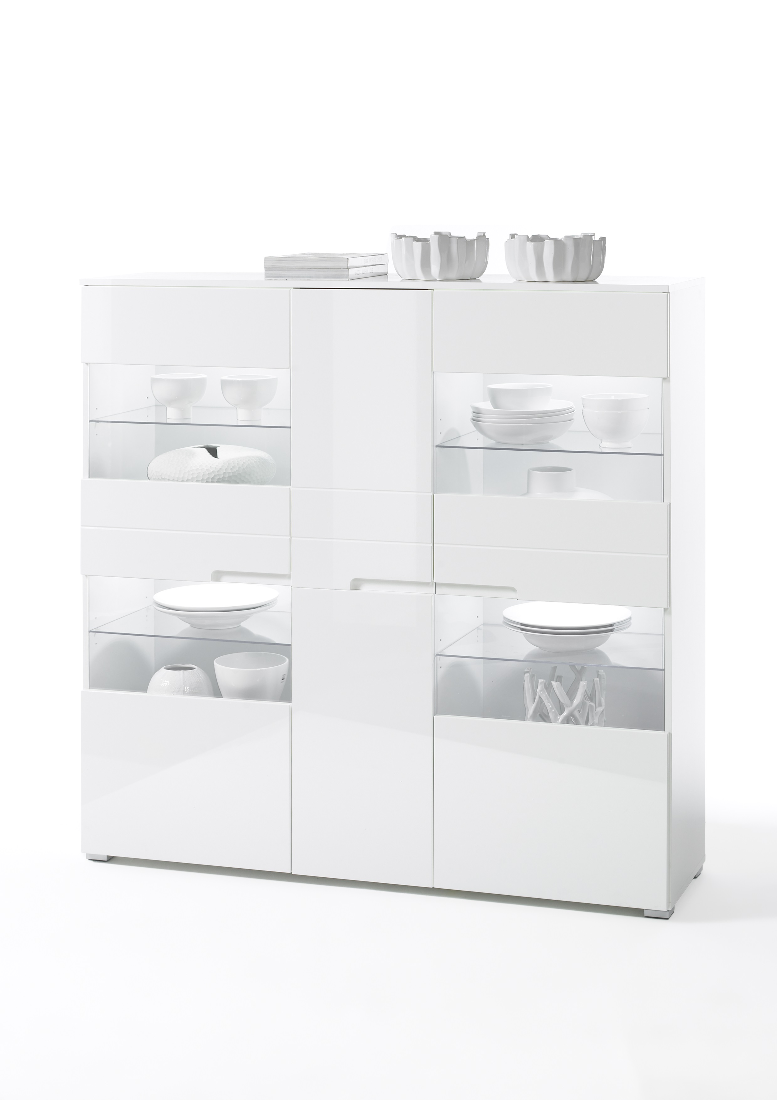 Highboard mit Beleuchtung SPICE