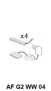 Rückwandbeleuchtungen 4er-Set CATANIA CHAMBORD AF G2 WW 04 Rückwandbeleuchtungen 4er-Set CATANIA CHAMBORD AF G2 WW 04
