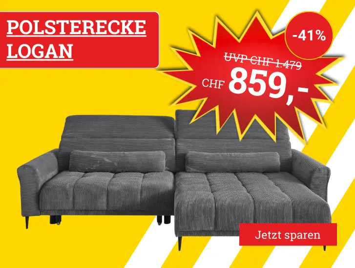 Mehr sparen geht´s nicht! Polsterecke LOGAN