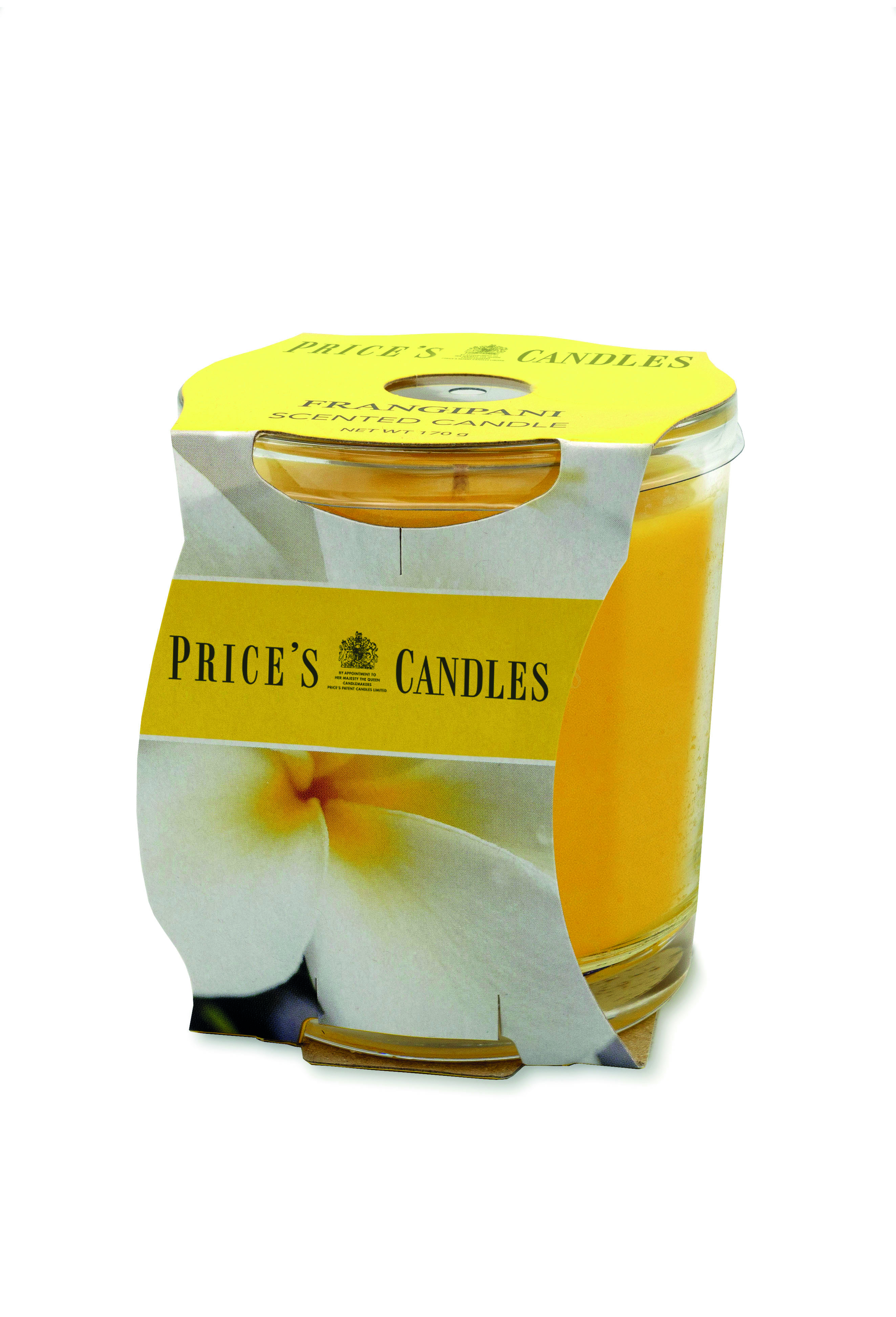 Bougie parfumée dans pot en verre Frangipani PRICES Bougie parfumée dans pot en verre Frangipani PRICES