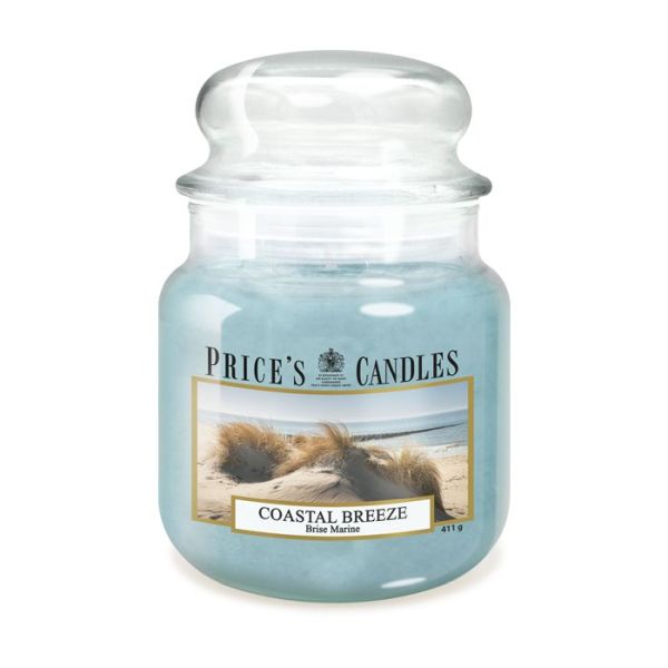 Bougie parfumée dans pot en verre avec couvercle Coastal Breeze PRICES Bougie parfumée dans pot en verre avec couvercle Coastal Breeze PRICES