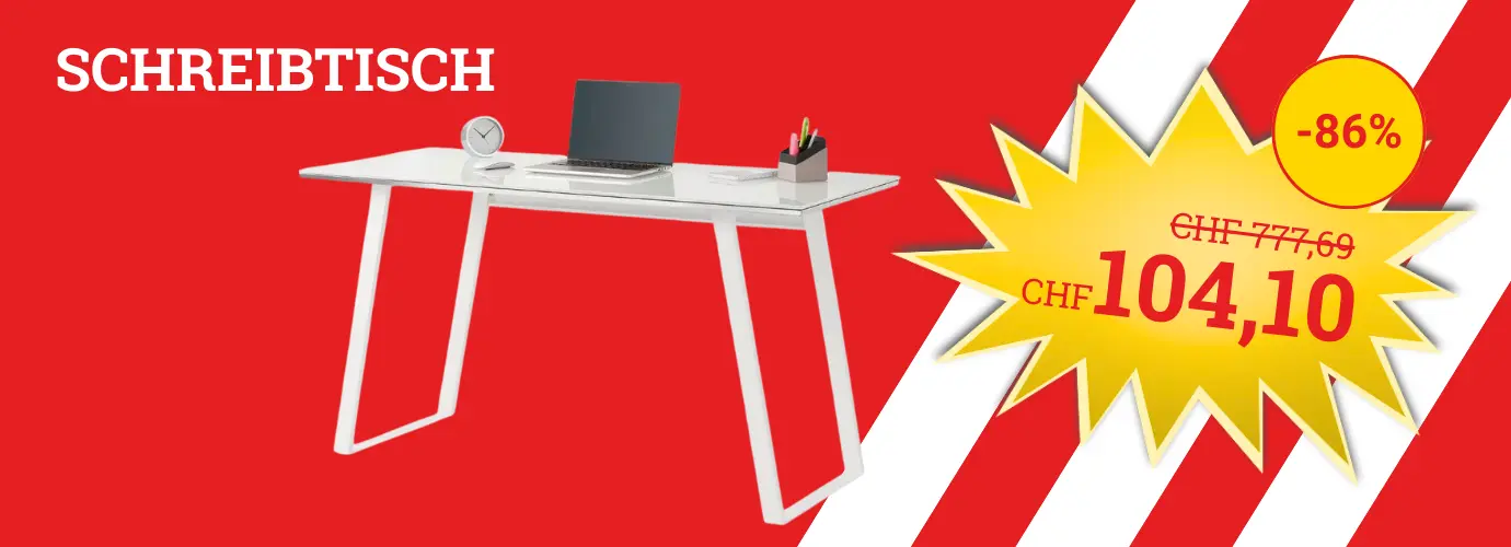 Unser Preisknaller! Schreibtisch weiß 95259746