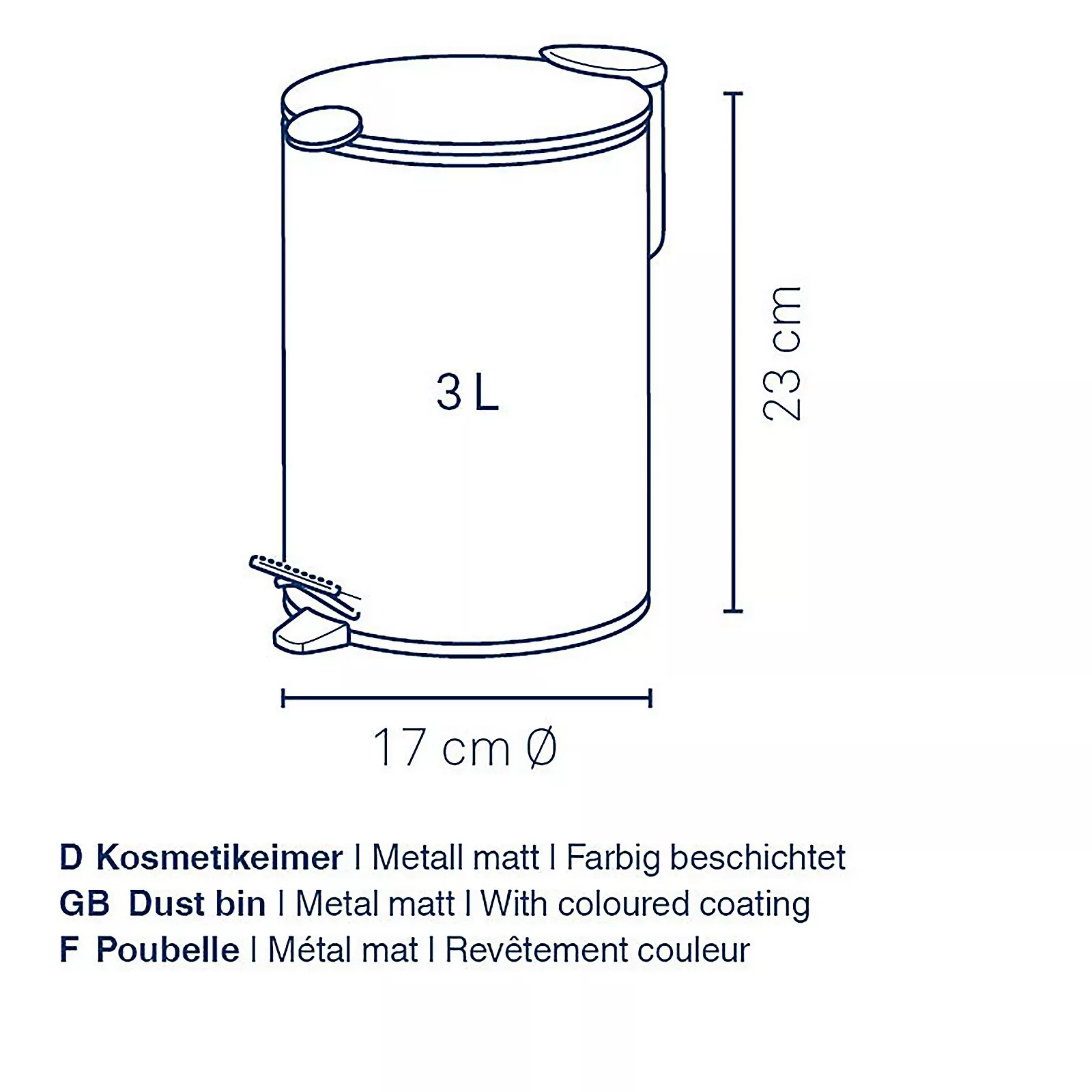 Kosmetikeimer MATS