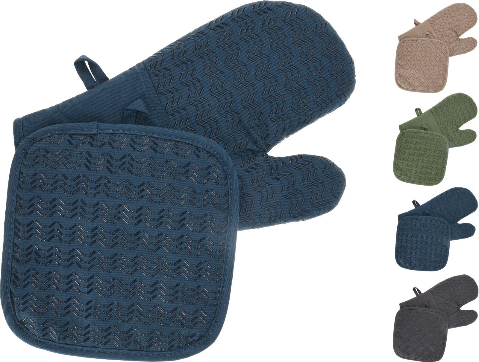 Ofenhandschuh & Topflappen  2tlg. WANNA Ofenhandschuh & Topflappen  2tlg. WANNA