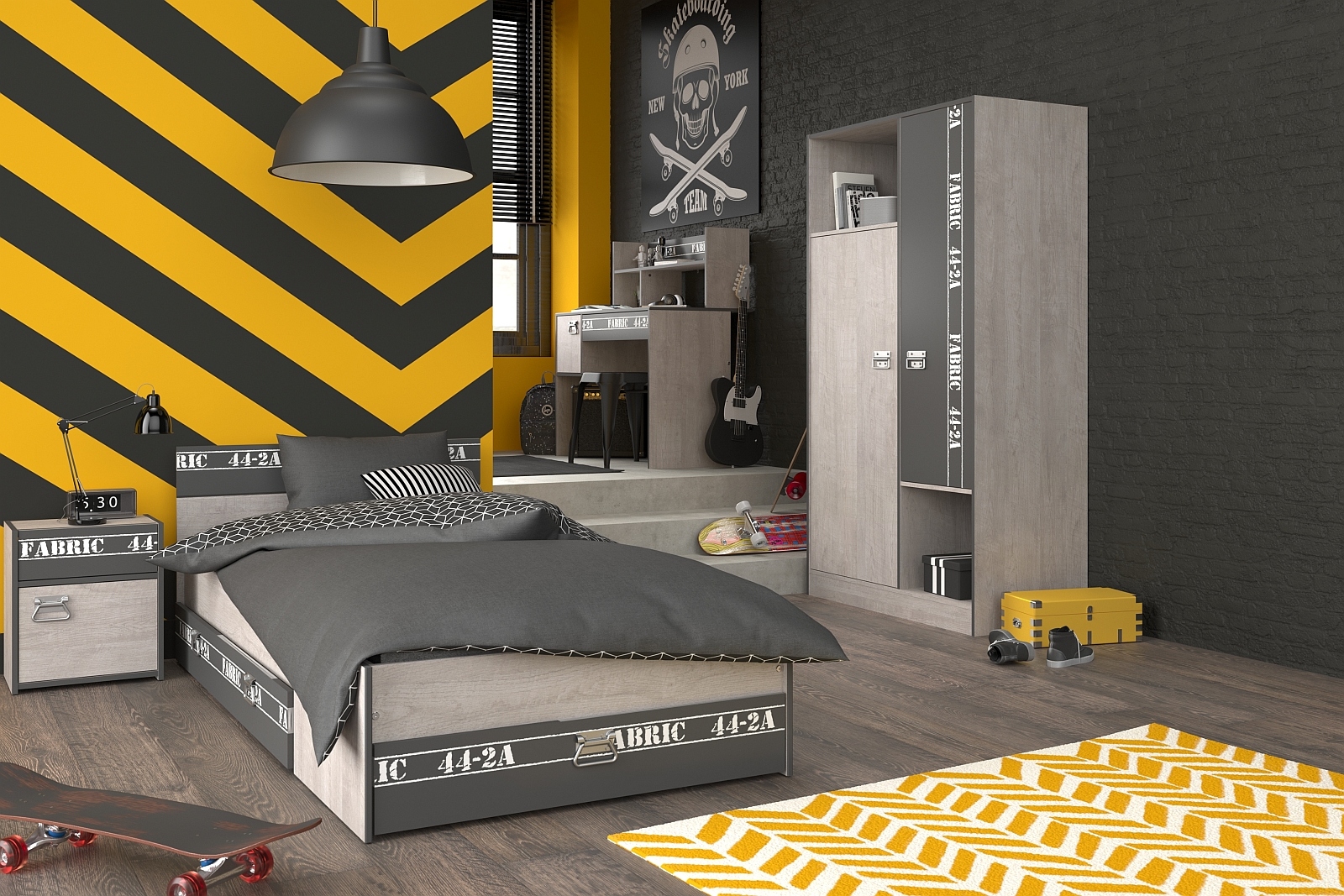 Jugendzimmer 5-teilig FABRIC 12 Jugendzimmer 5-teilig FABRIC 12