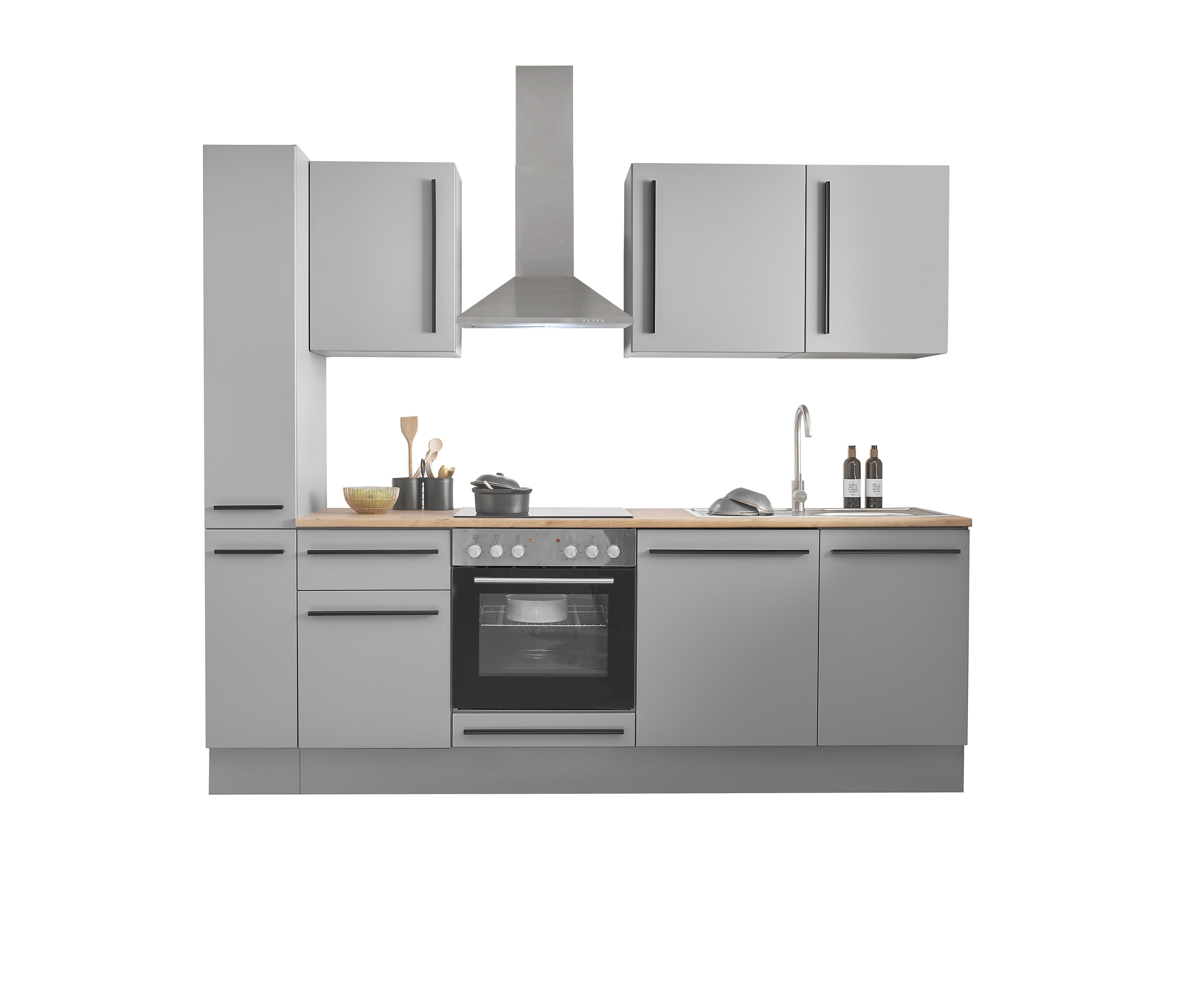 Küchenblock mit E-Geräten MANCHESTER (Zeile-Apotheker) I Küchenblock mit E-Geräten MANCHESTER (Zeile-Apotheker) I