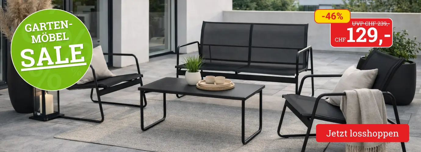 Gartenmöbel Lounge-Set. Hier entdecken