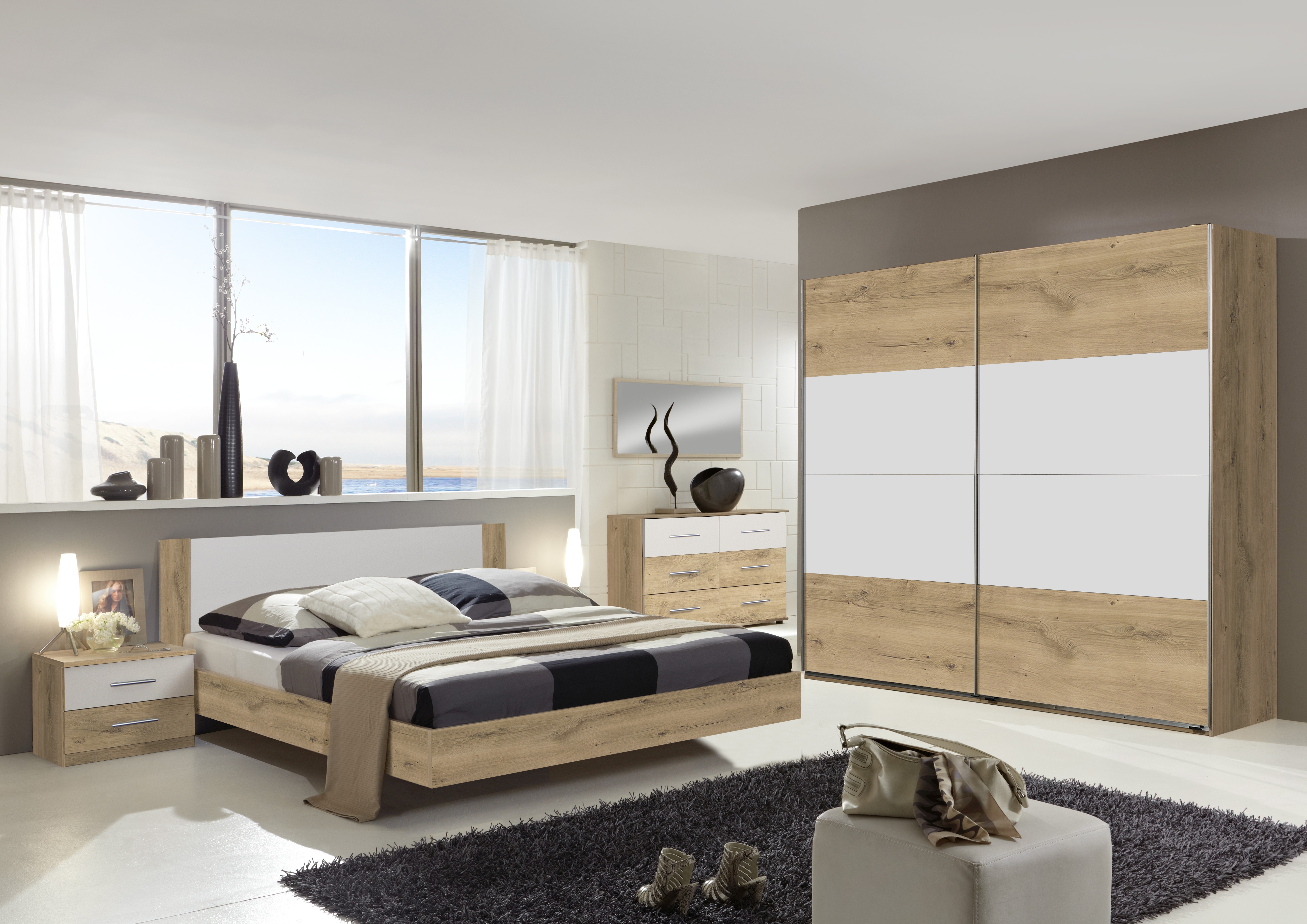 Schlafzimmer 4-teilig  NORA Schlafzimmer 4-teilig  NORA