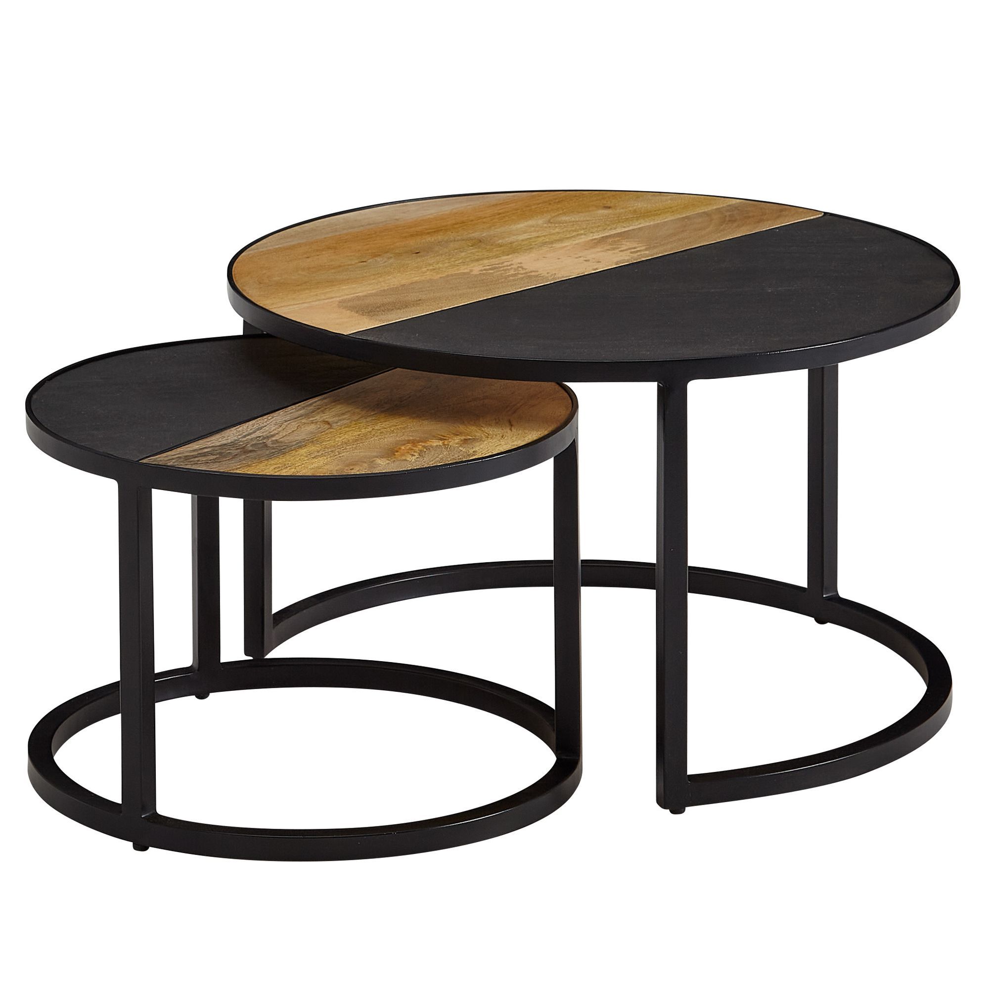 Lot de 2 tables basses PHUKET