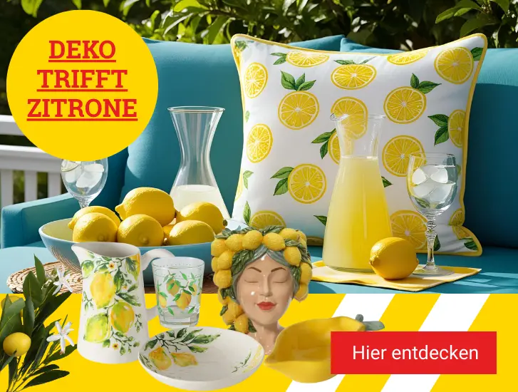 Dekotrend: Deko trifft Zitrone
