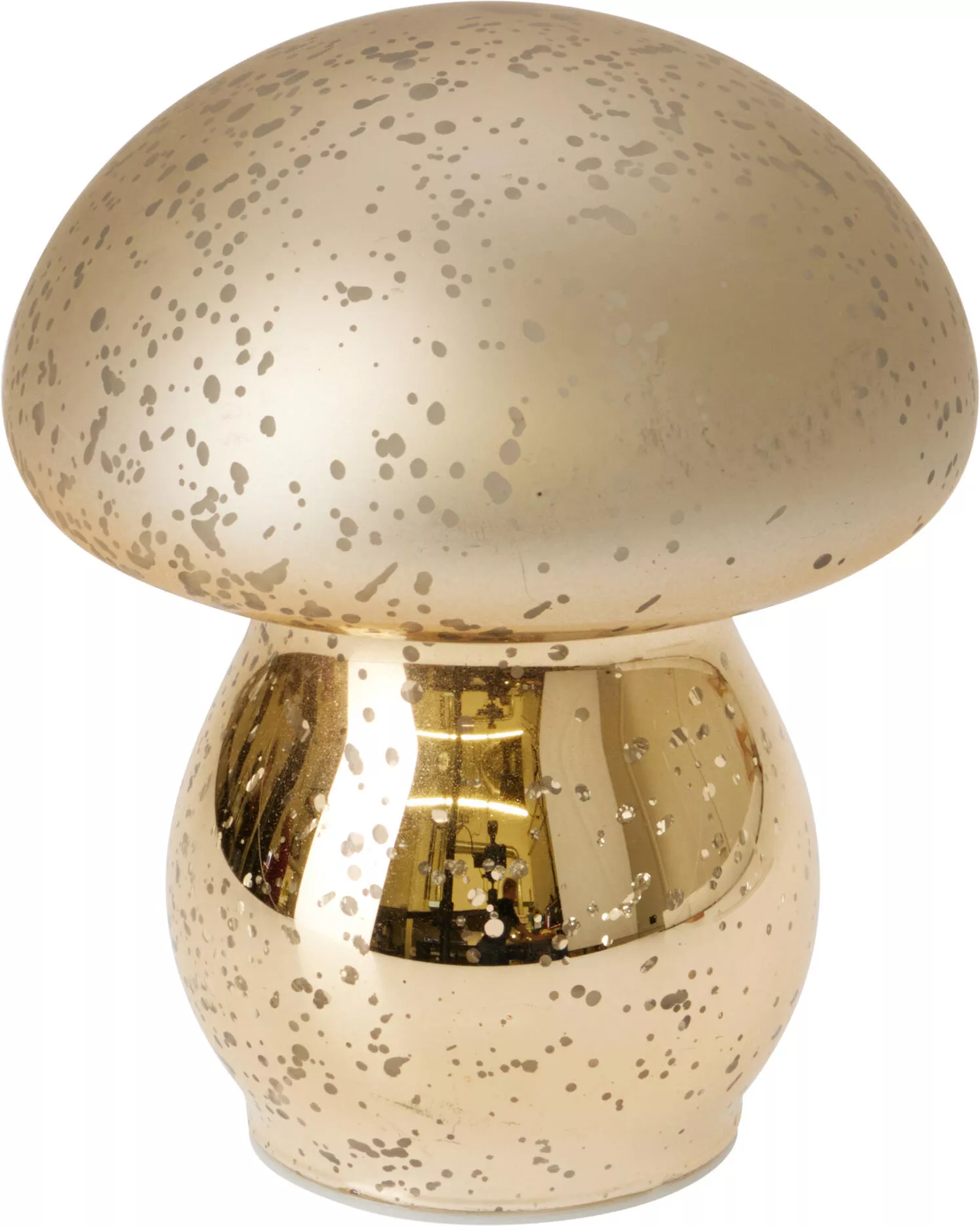 Champignon en verre avec LED DEKO