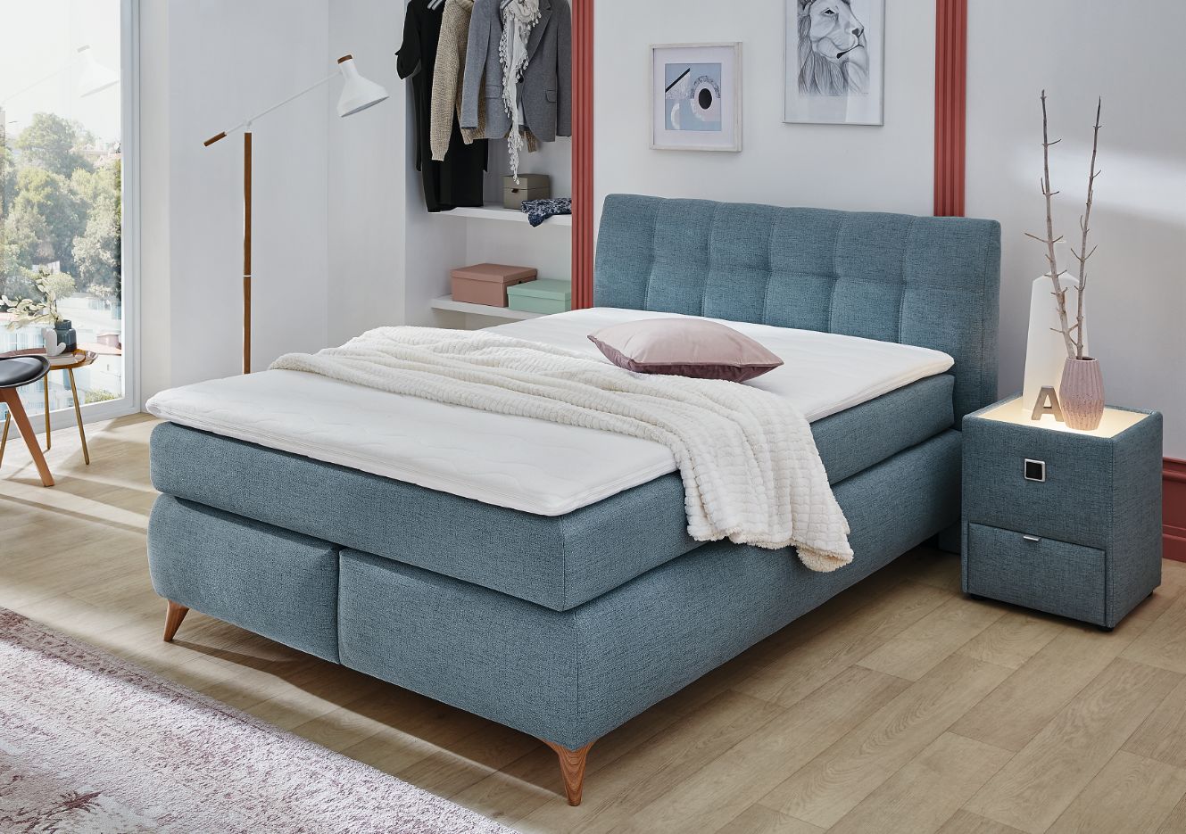 Lit boxspring NICOLA