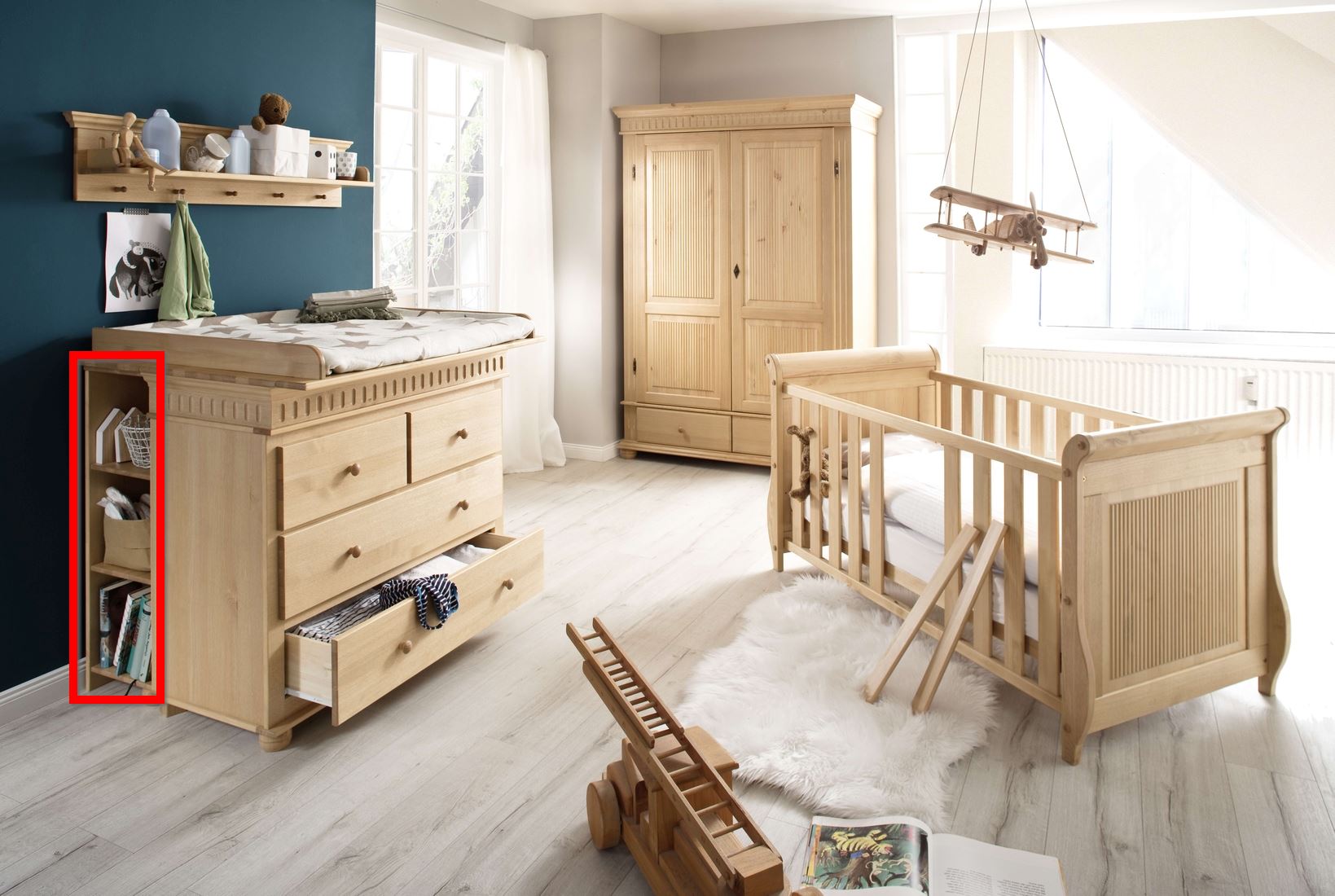 Etagère pour commode à langer HELSINKI
