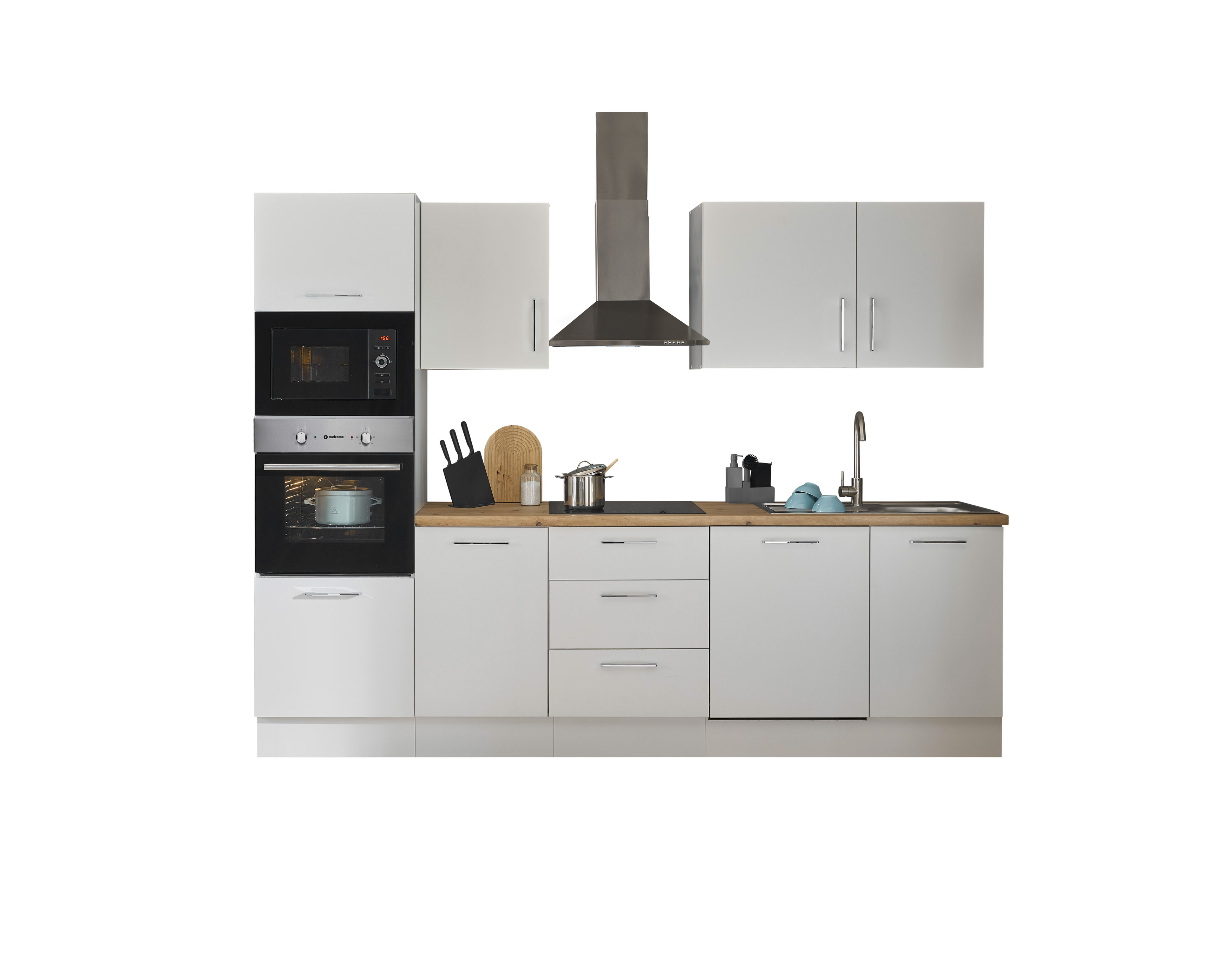 Bloc cuisine avec électroménager CORNWALL (bloc cuisine-four-micro-ondes) III Bloc cuisine avec électroménager CORNWALL (bloc cuisine-four-micro-ondes) III