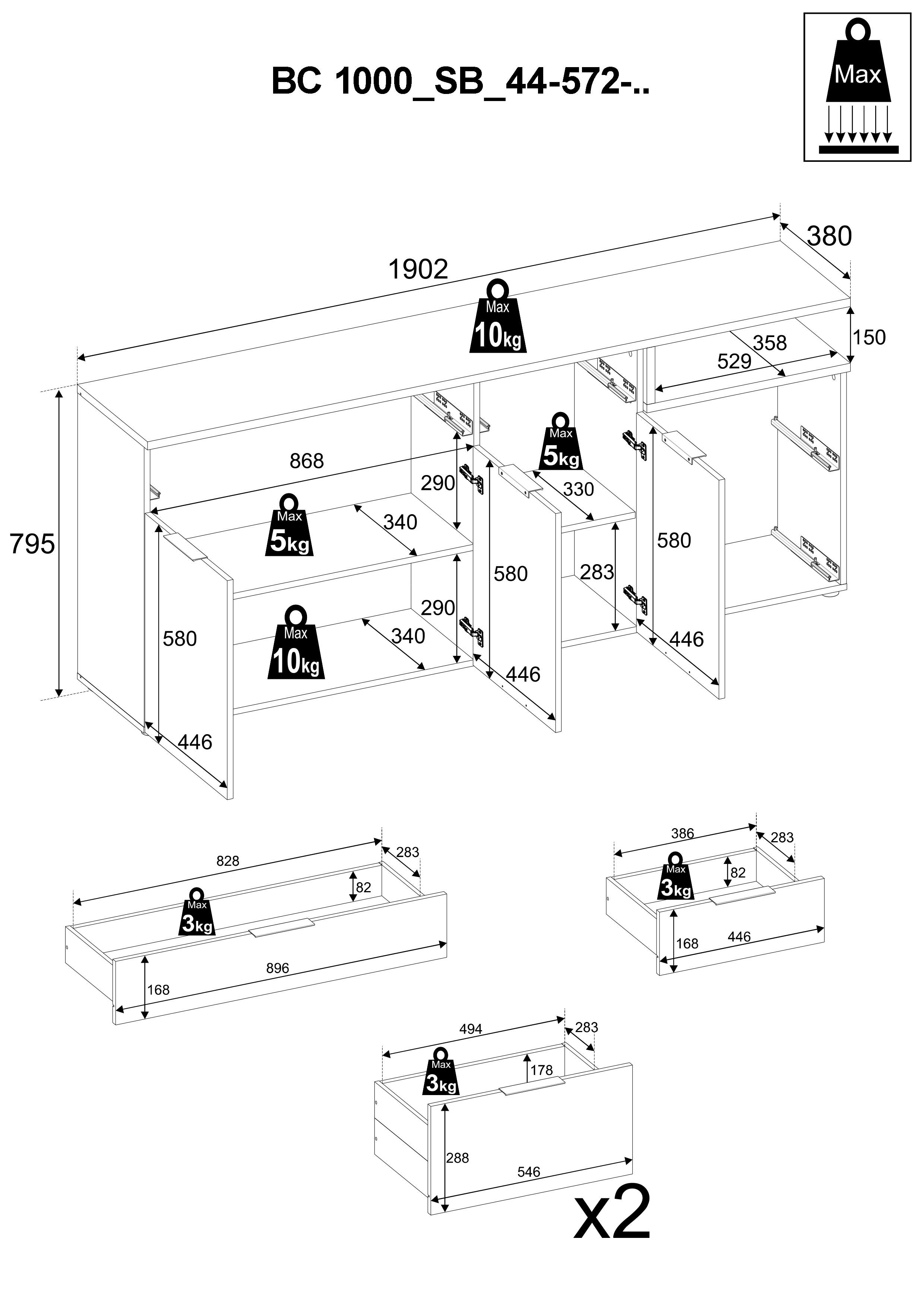 Sideboard BC 1000