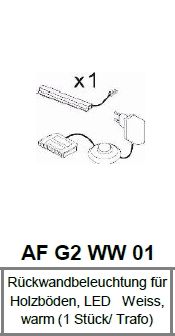 Rückwandbeleuchtung CATANIA CHAMBORD AF G2 WW 01 Rückwandbeleuchtung CATANIA CHAMBORD AF G2 WW 01
