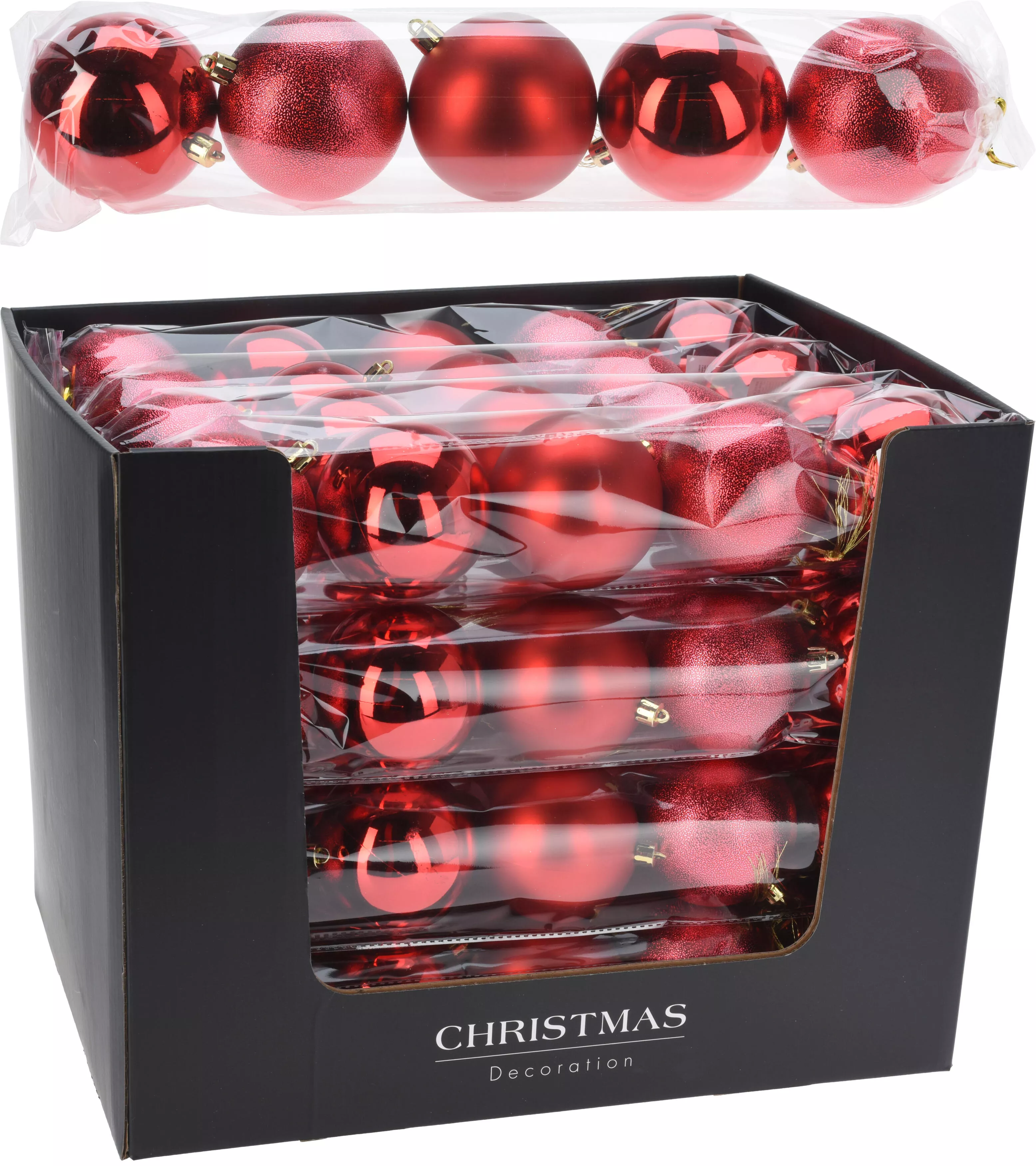 Weihnachtskugel 5er Set  CHRISTMAS