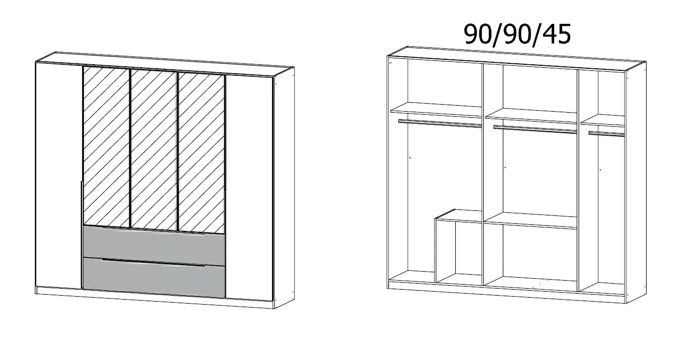 Kleiderschrank OAKLAND