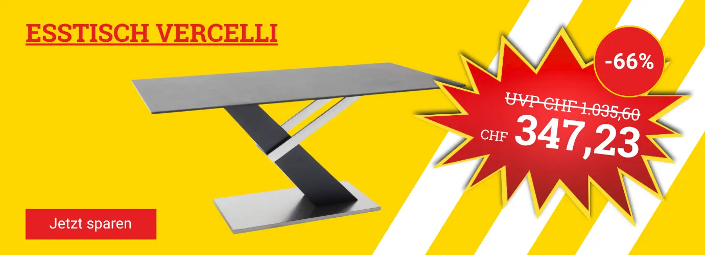 MEGA sparen! Esstisch VERCELLI