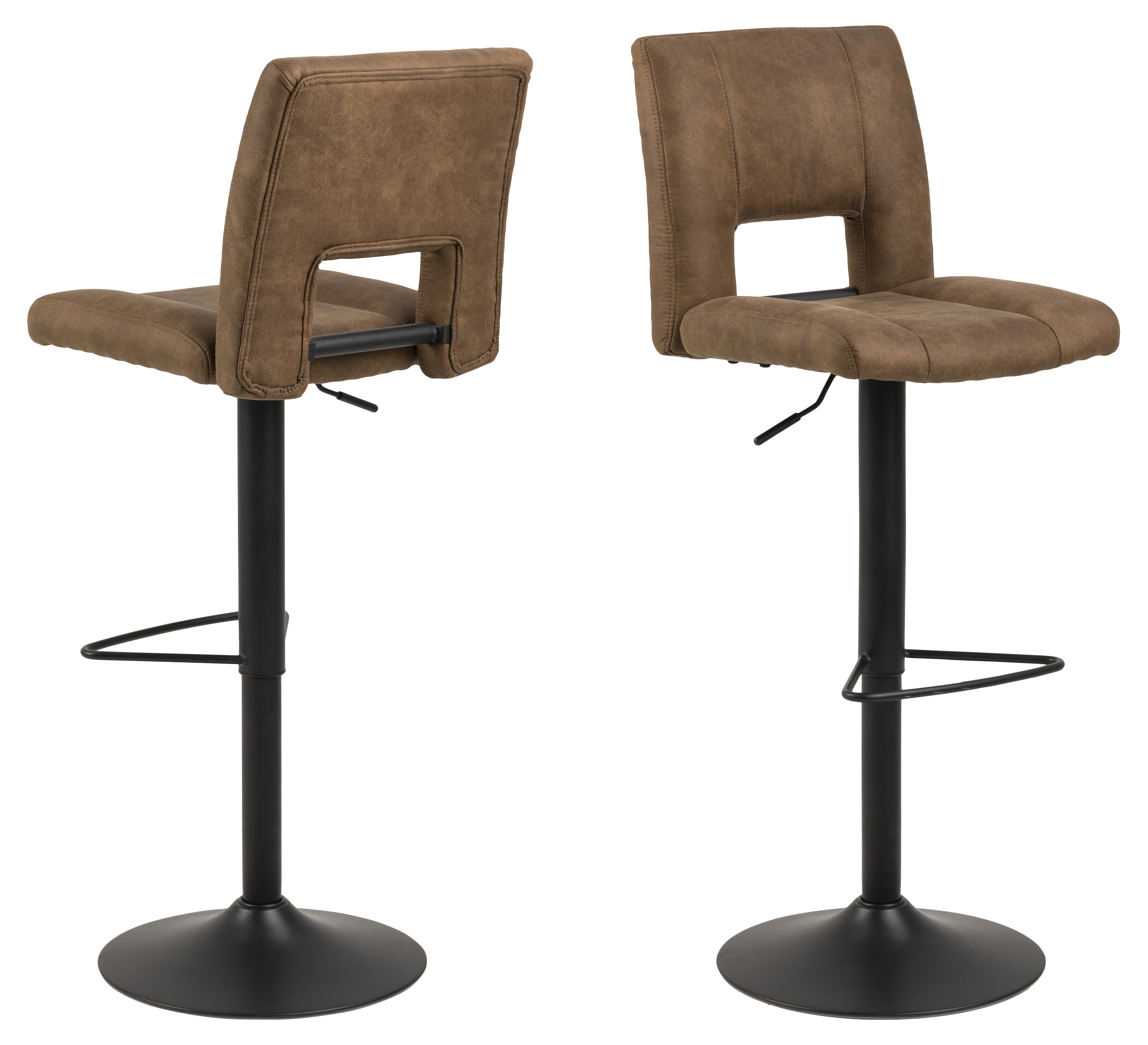 Lot de 2 chaises de bar SYLVIA