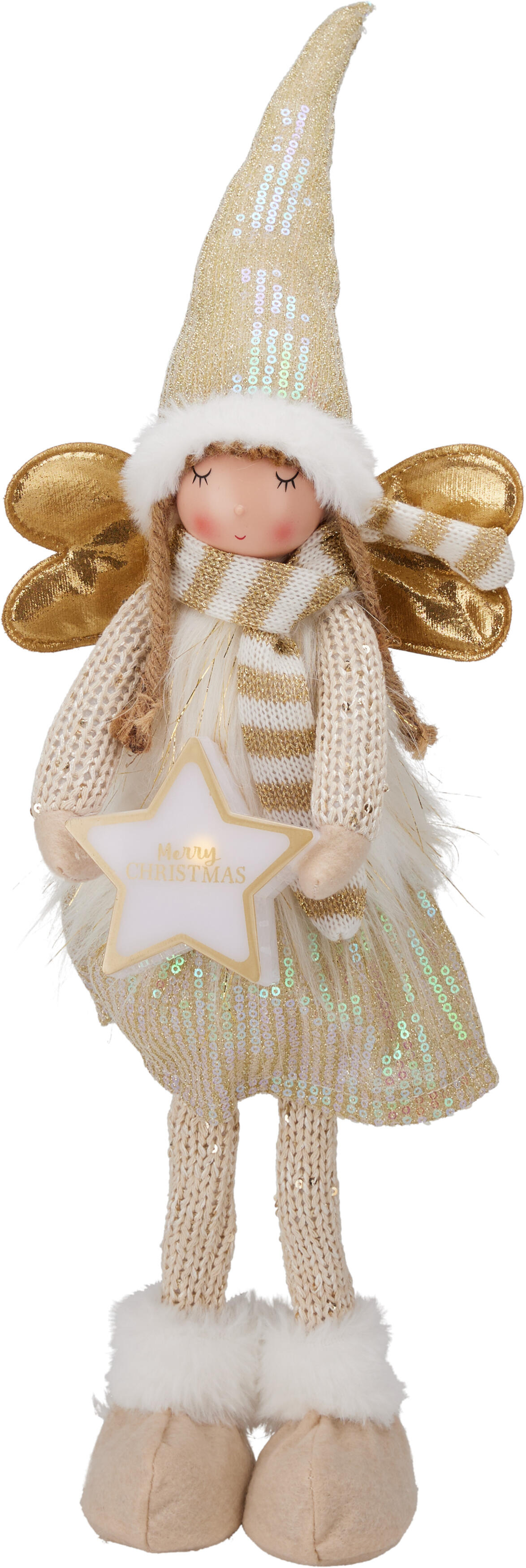 Lutin fille à étoile LED CHRISTMAS Lutin fille à étoile LED CHRISTMAS