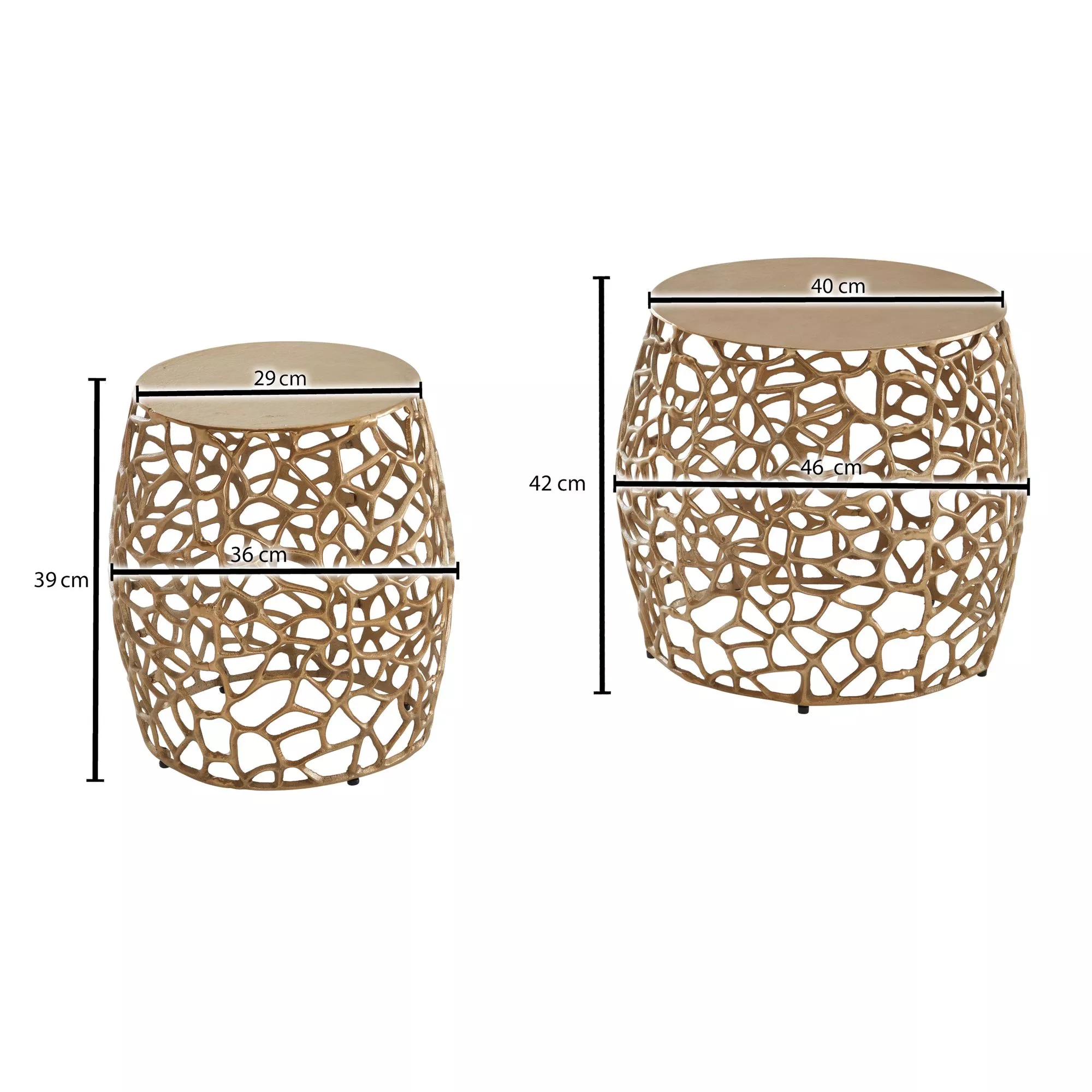 Lot de 2 tables d'appoint WICHIAN BURI
