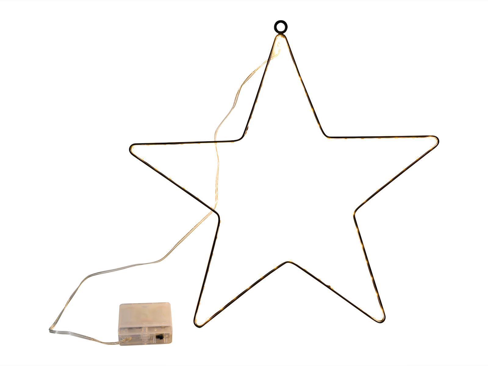 Stern mit LED MERRY CHRISTMAS