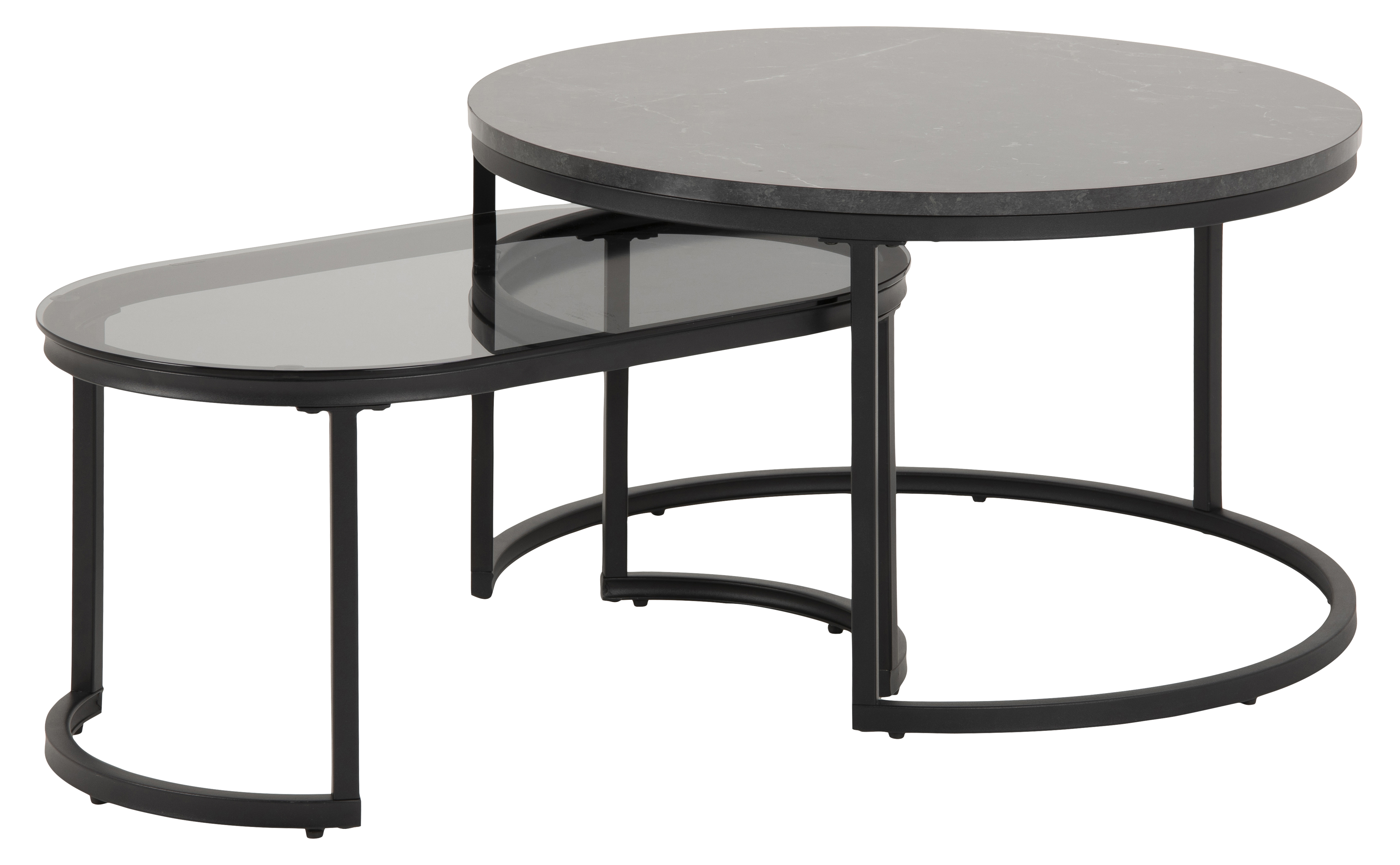 Lot de 2 tables basses SPIRO