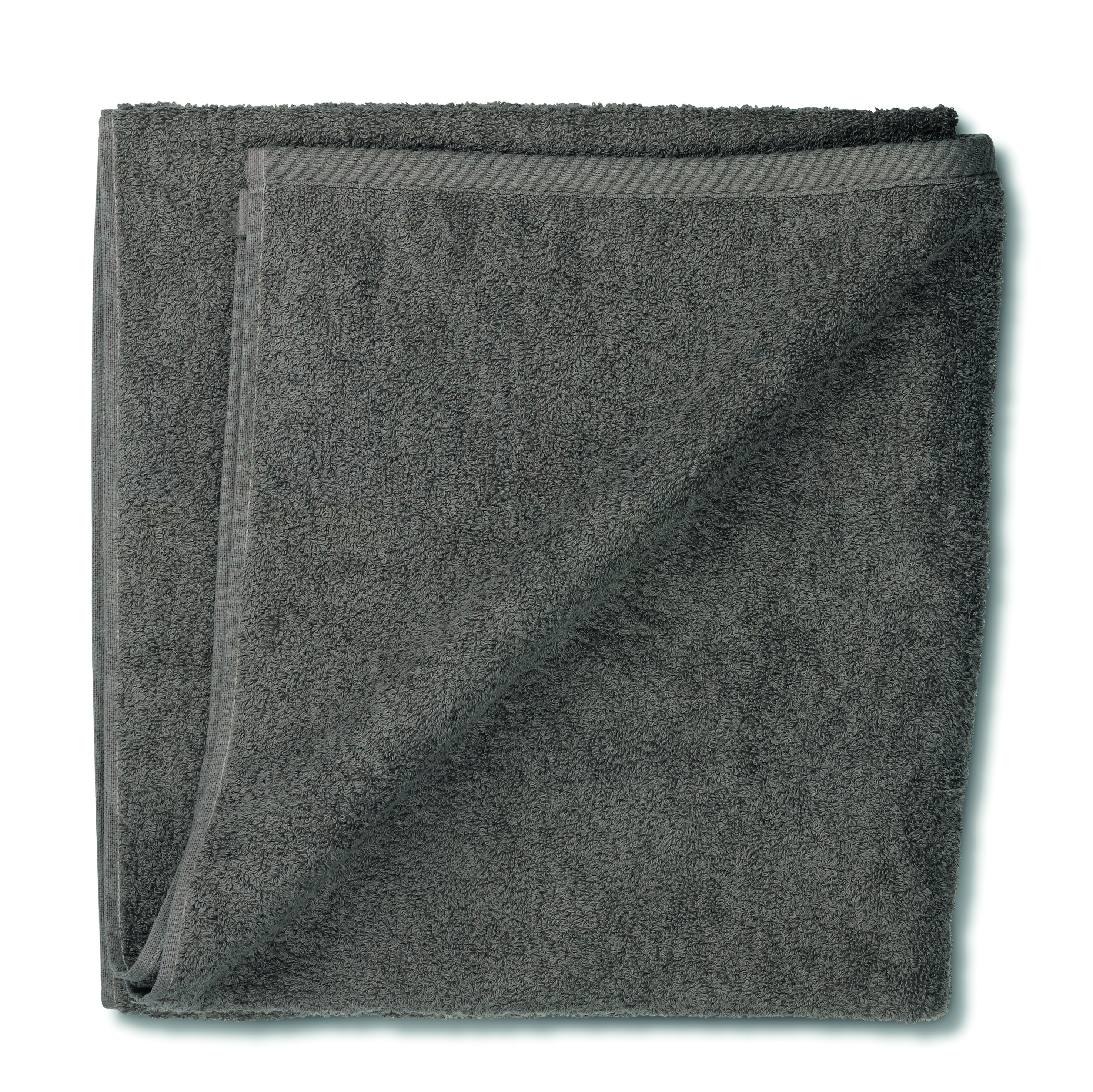 Serviette de bain gris pierre LADESSA