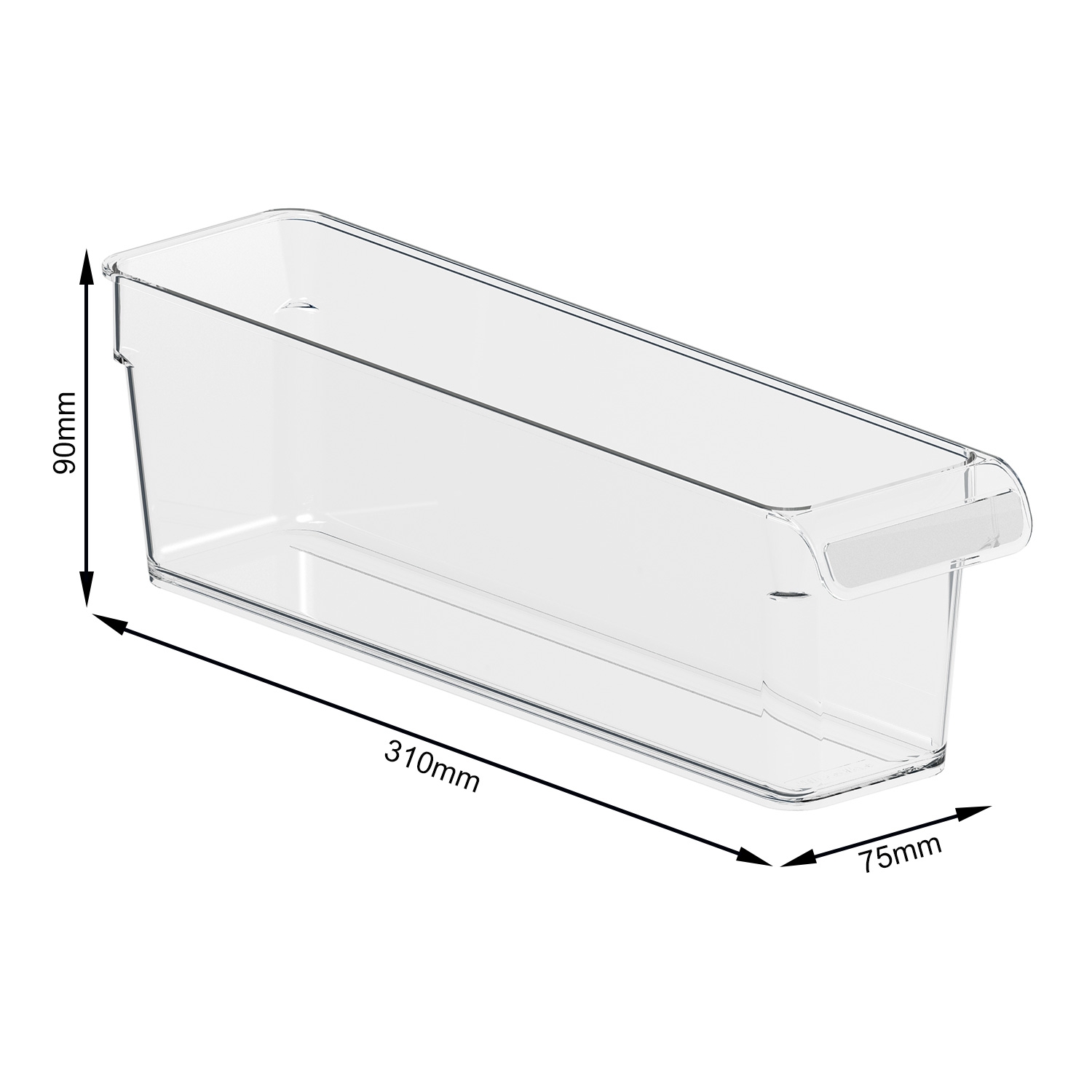 Boîte de rangement pour frigo 1,6 l. LOFT