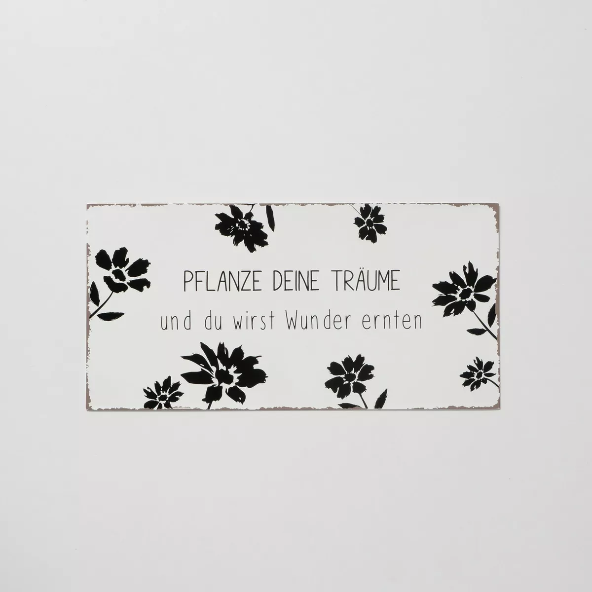 Schild mit Spruch ESRA