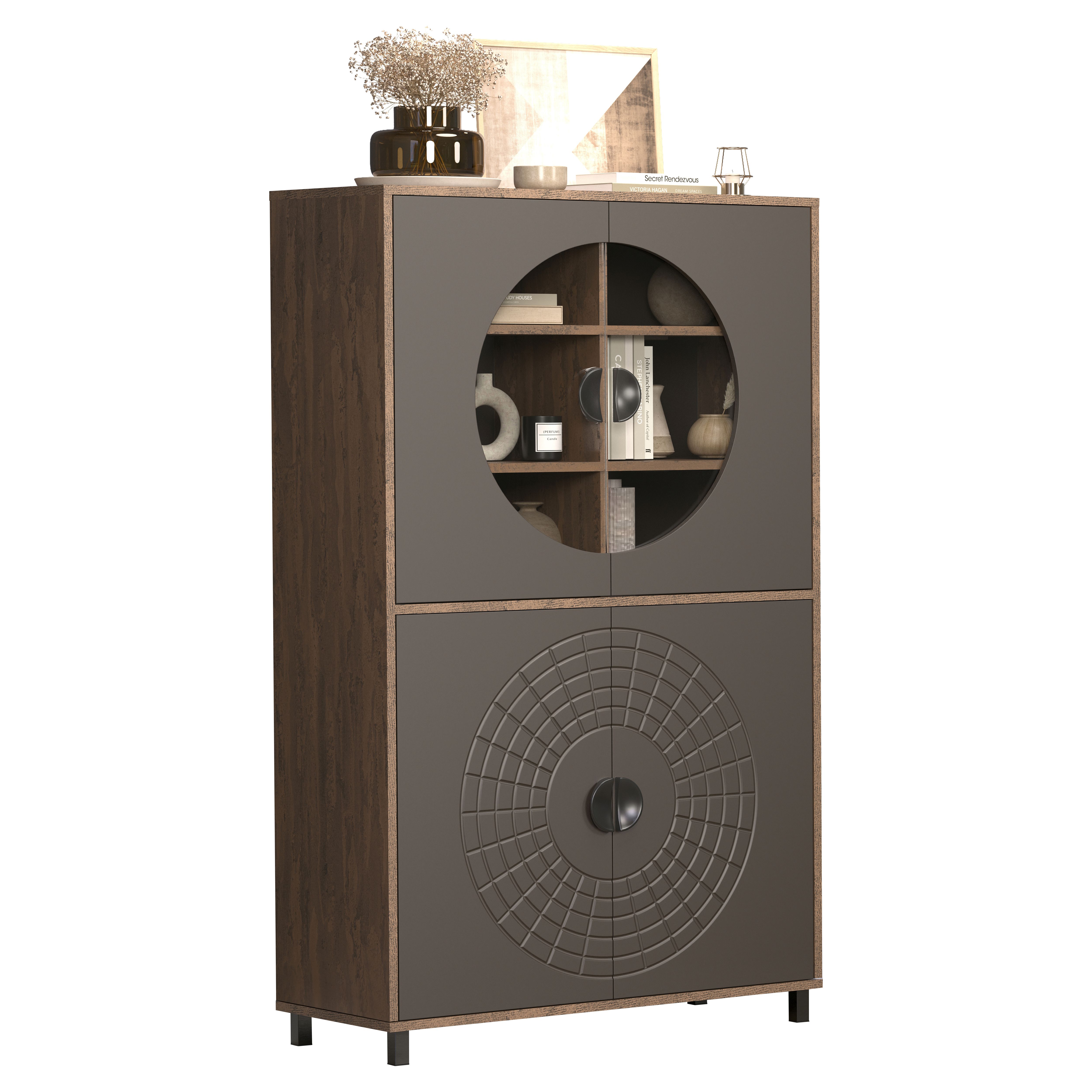 Bahut haut vitrine FUSION Bahut haut vitrine FUSION
