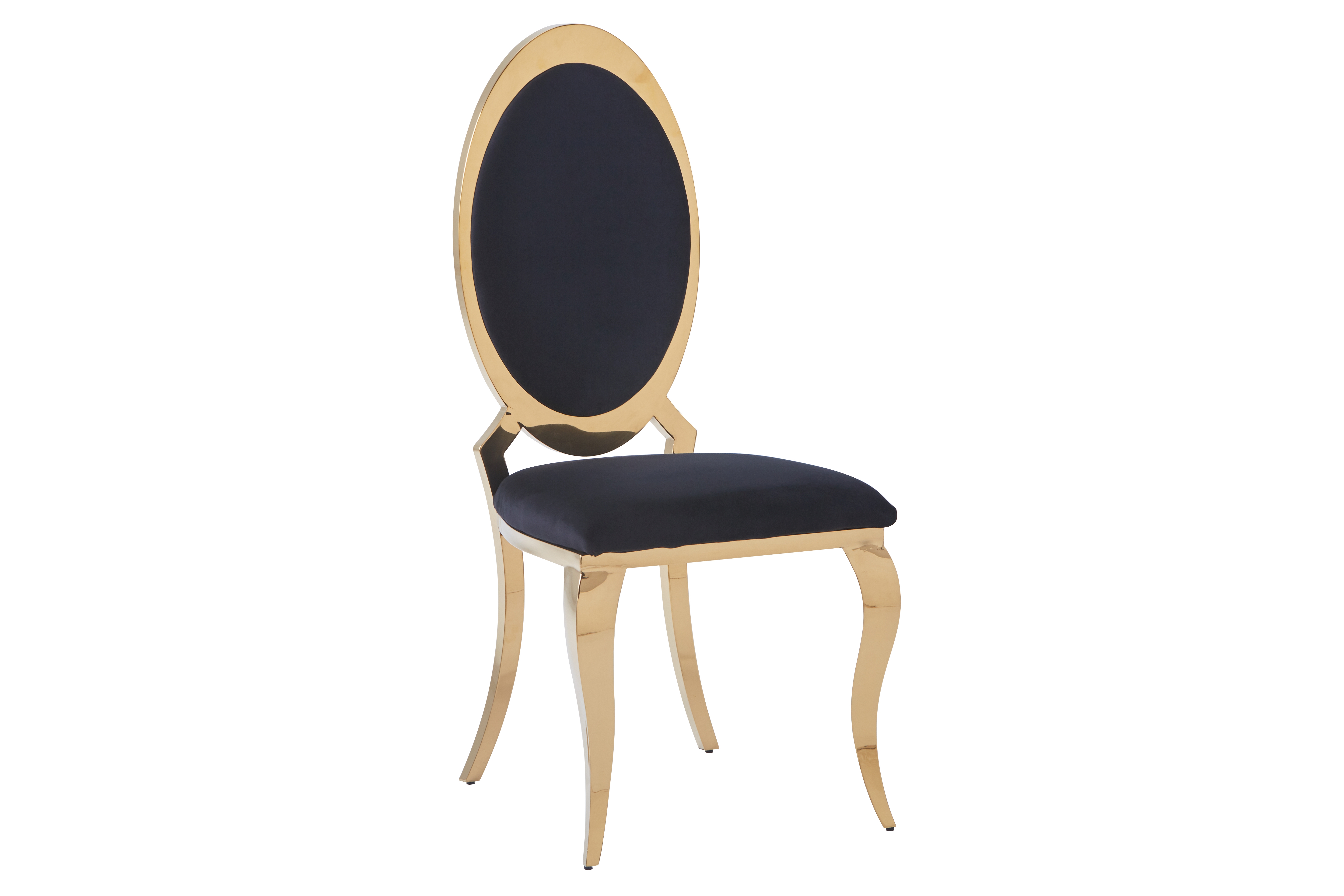Lot de 4 chaises rembourrées ST007G-S Lot de 4 chaises rembourrées ST007G-S