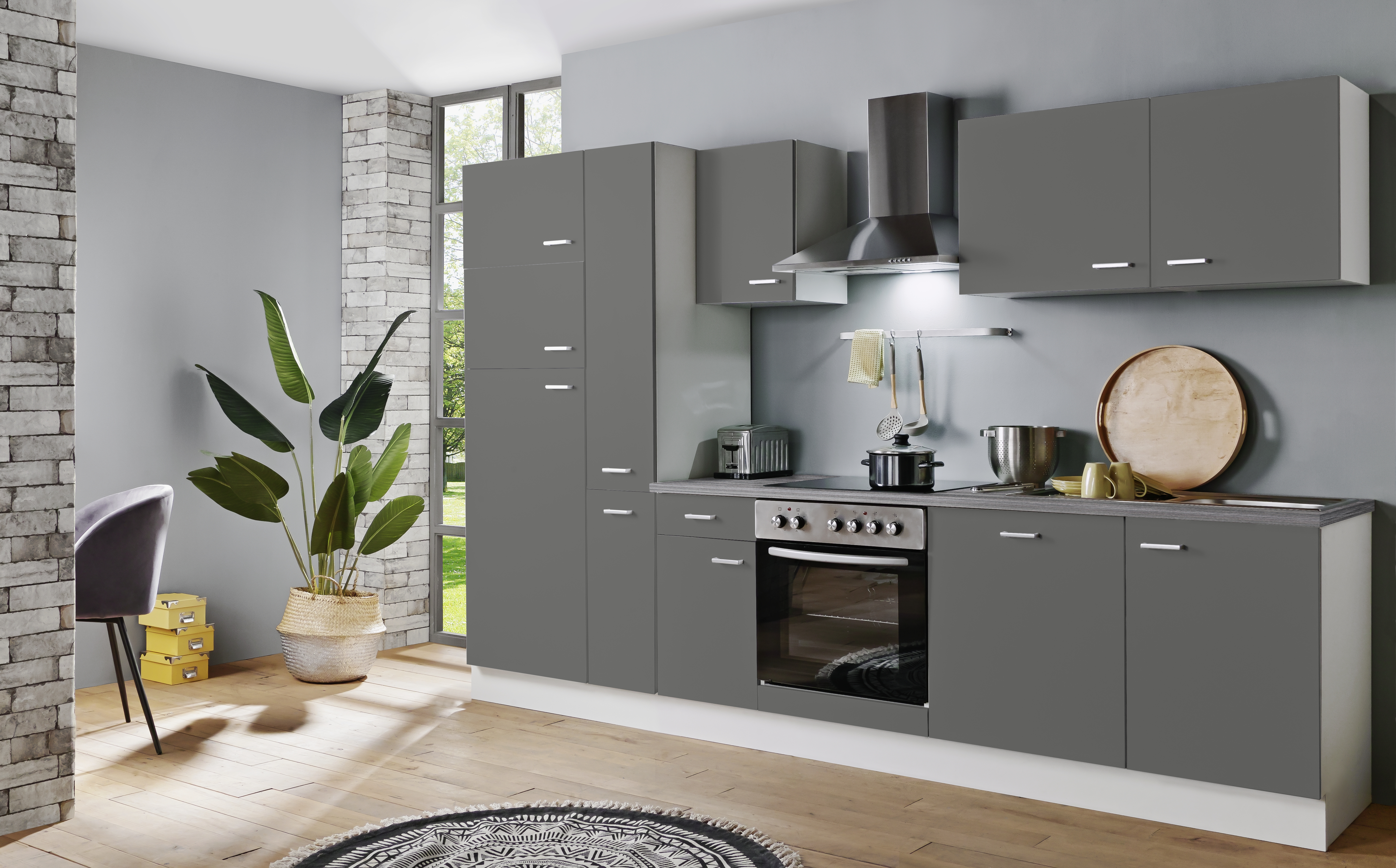 Bloc cuisine avec électroménager ORADEA Bloc cuisine avec électroménager ORADEA