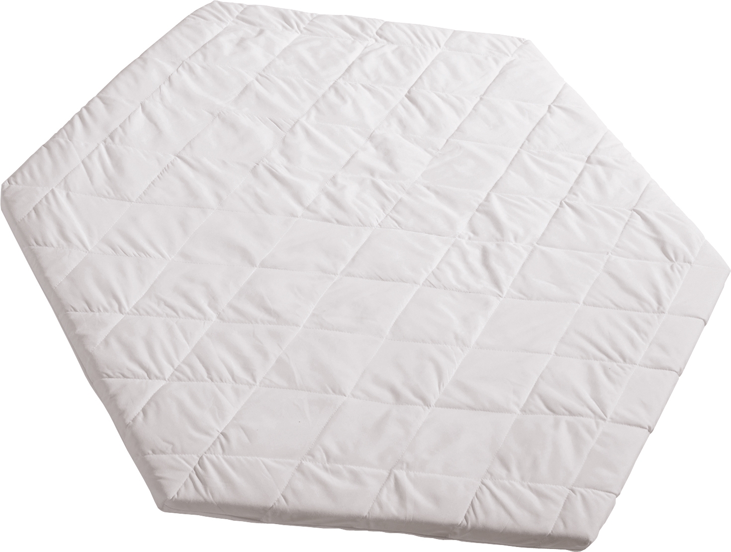 Matelas pour parc bébé ton blanc