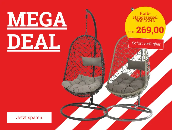 Hängesessel BOLOGNA - unser MEGA Deal der Woche