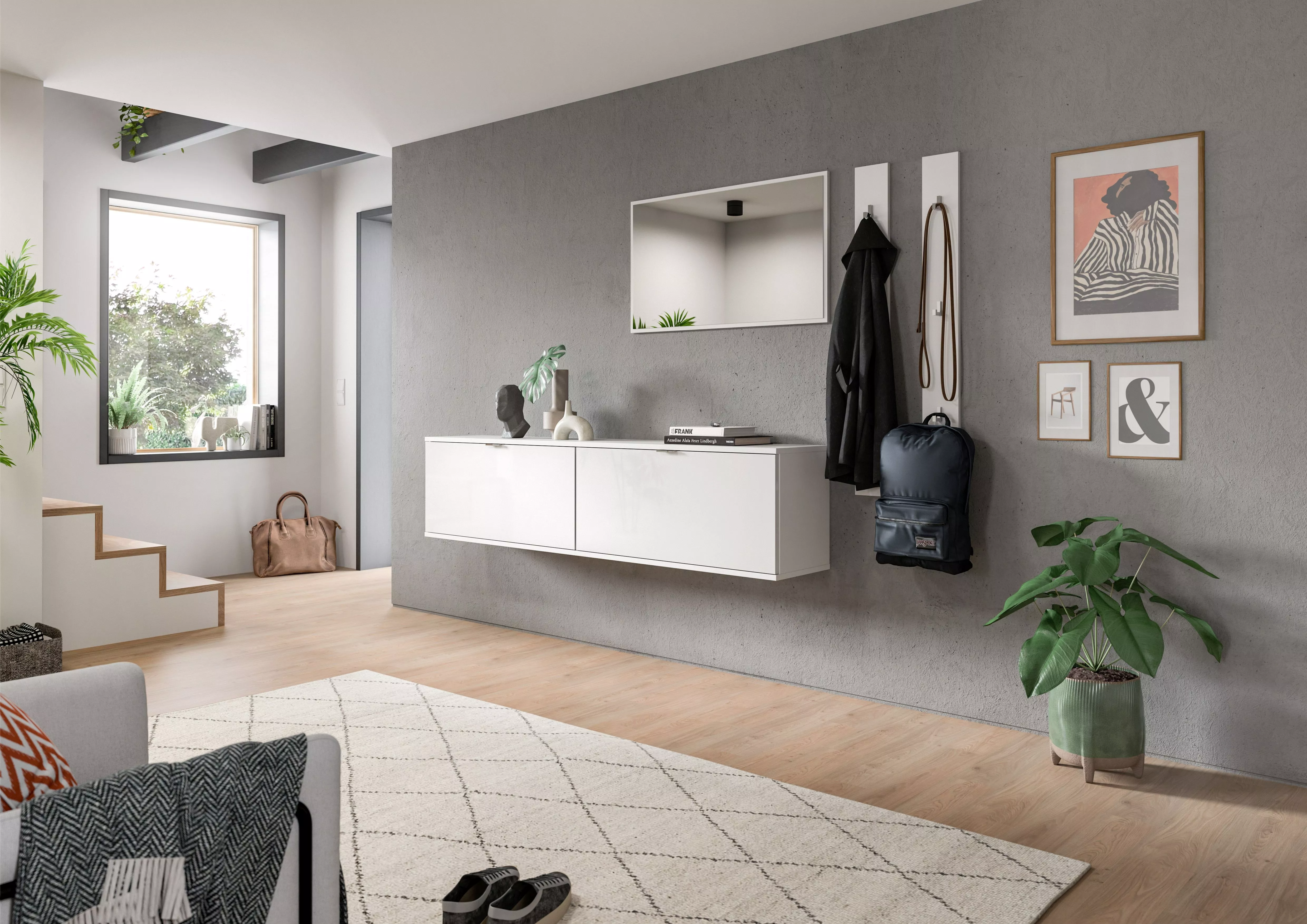 Lot de 2 panneaux muraux BODITE