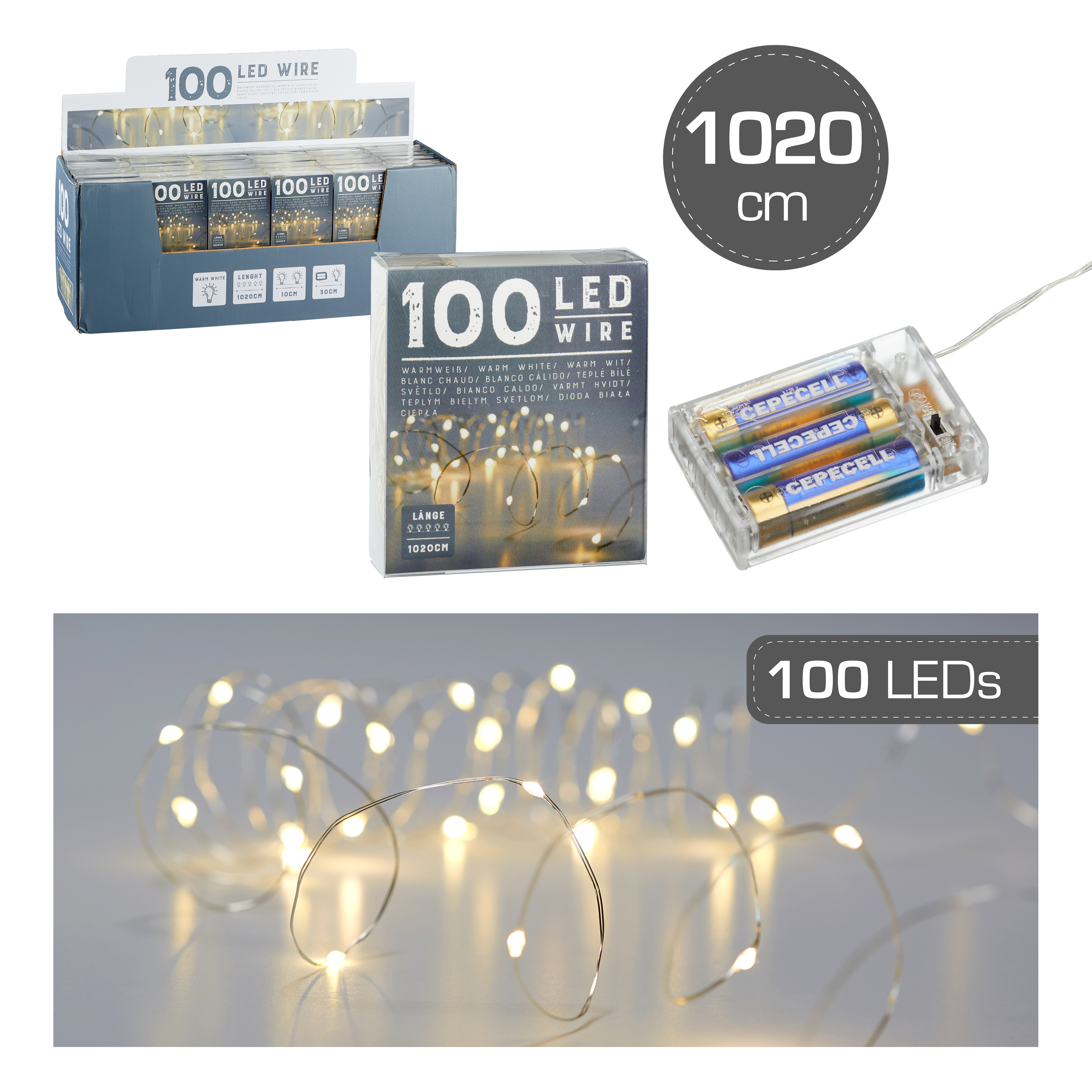 Mikro LED 100er Lichterkette Mikro LED 100er Lichterkette