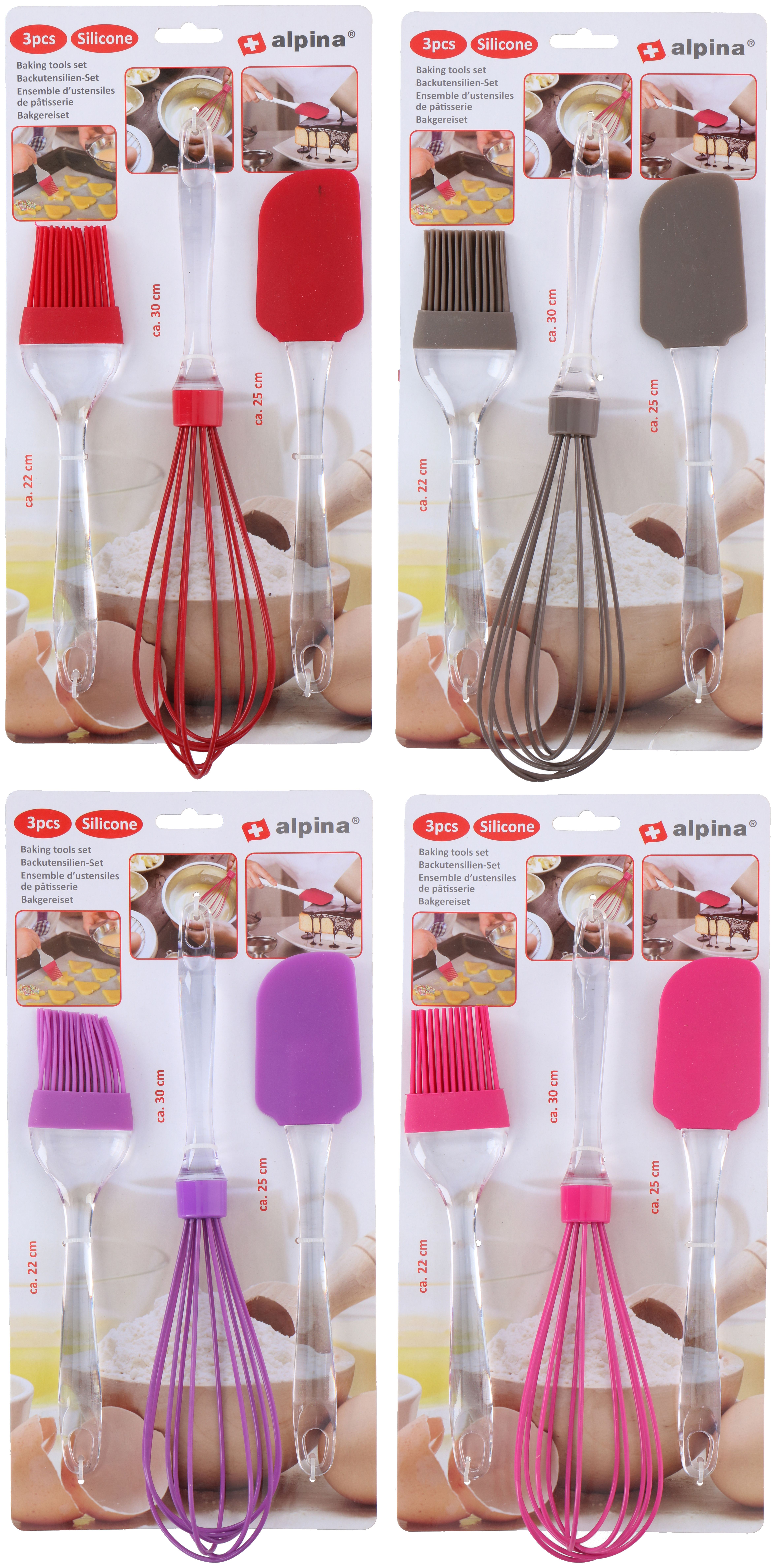Lot de 3 ustensiles de pâtisserie ALPINA Lot de 3 ustensiles de pâtisserie ALPINA