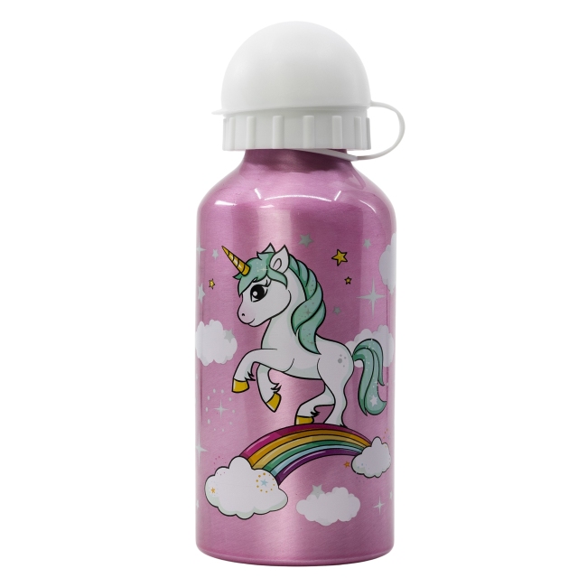 Gourde aluminium licorne RAINBOW