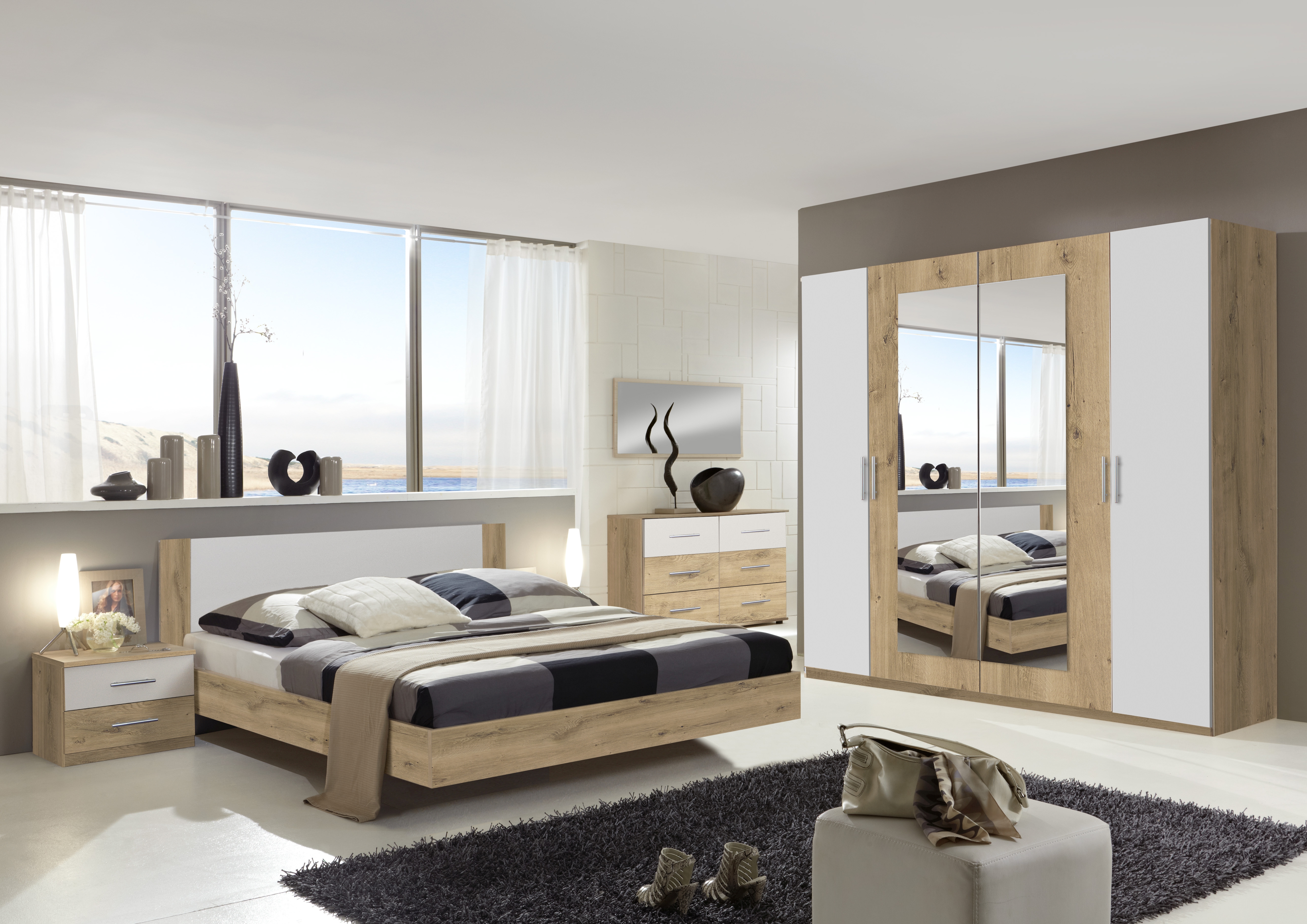 Schlafzimmer 4-teilig  NORA Schlafzimmer 4-teilig  NORA