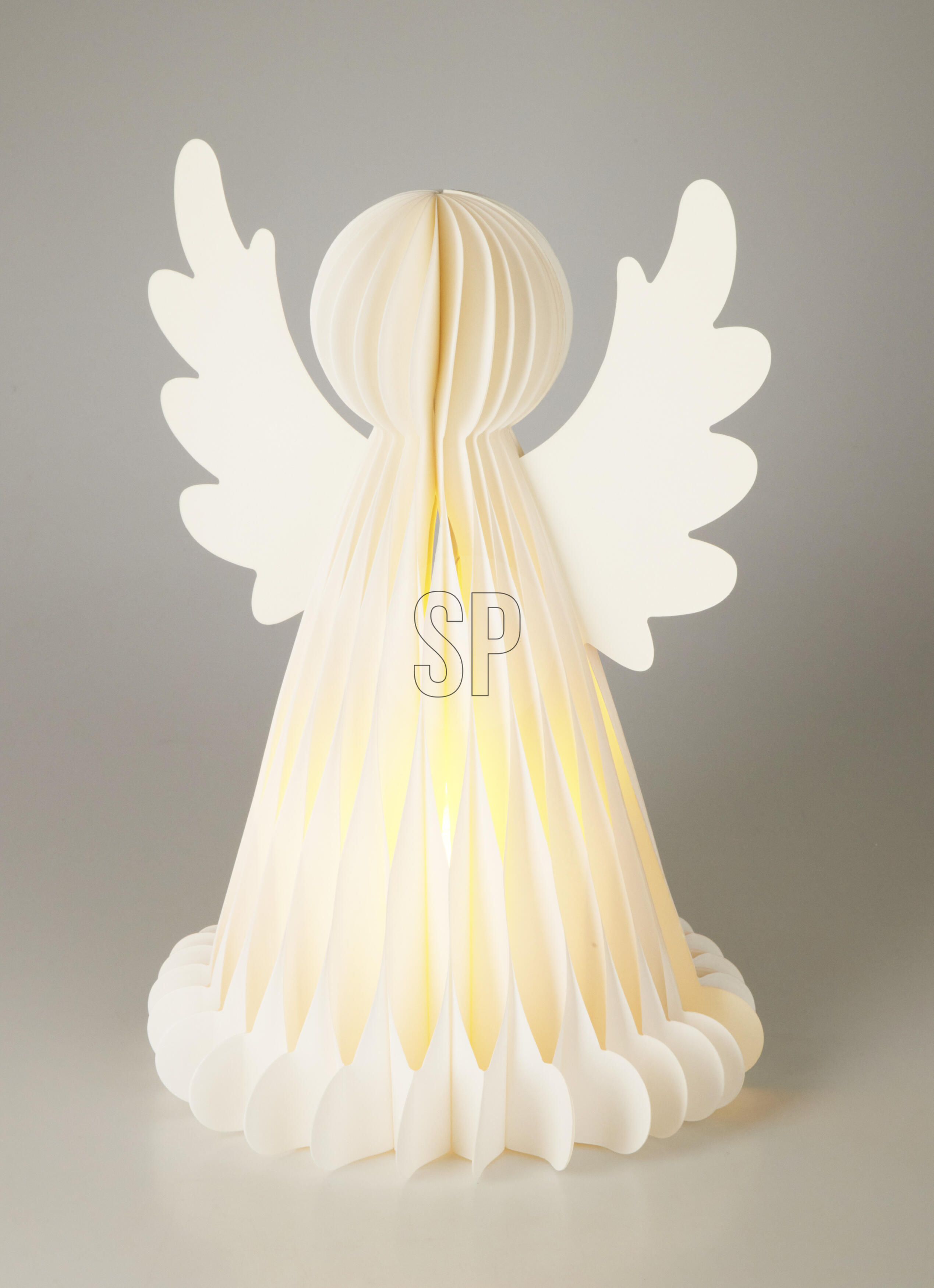 Papierengel mit LED  CHRISTMAS Papierengel mit LED  CHRISTMAS