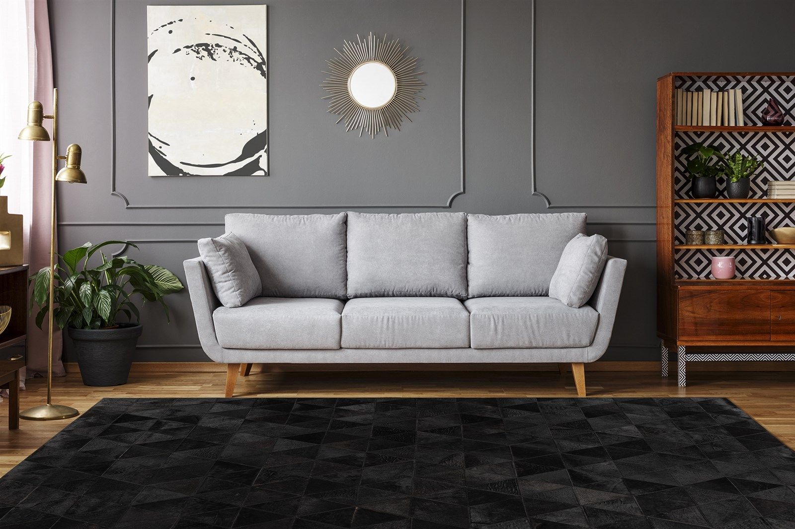 Tapis en cuir LAVIN 325