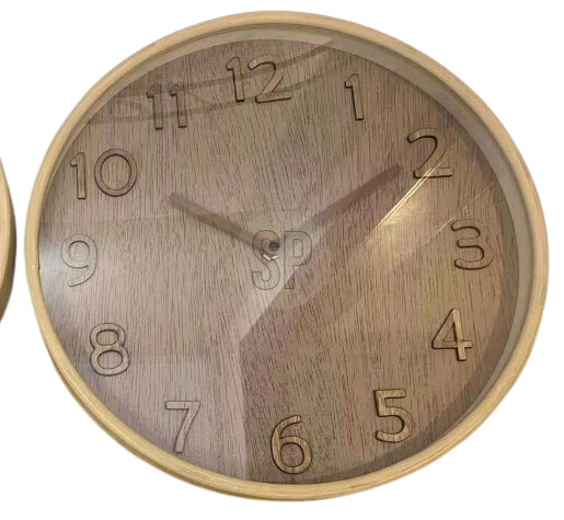 Wanduhr mit Holzoptik EH Wanduhr mit Holzoptik EH