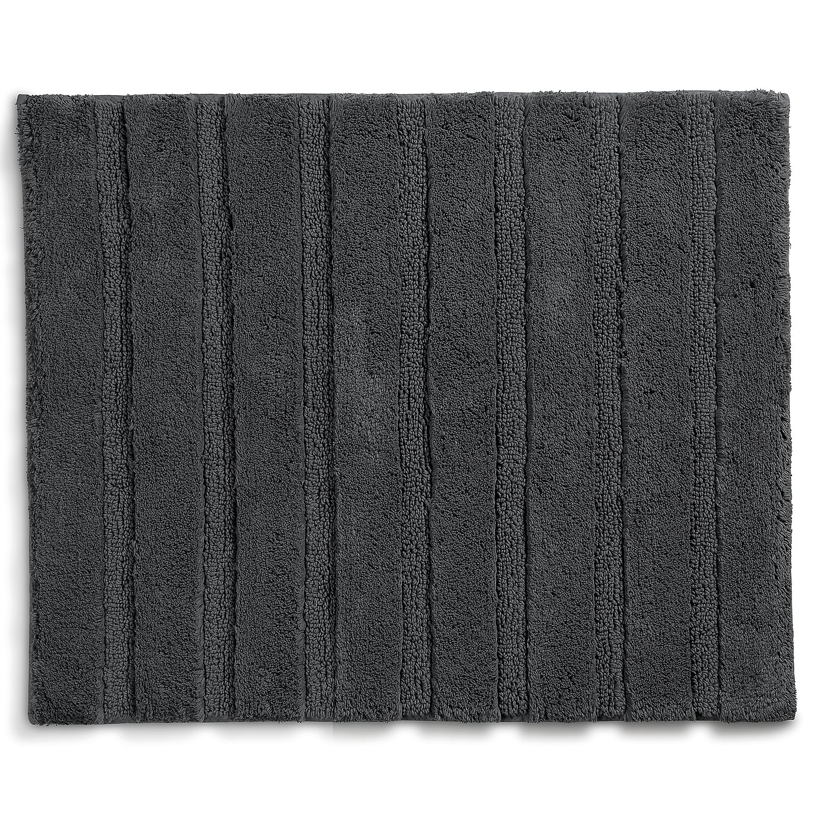 Tapis de bain gris granit MEGAN